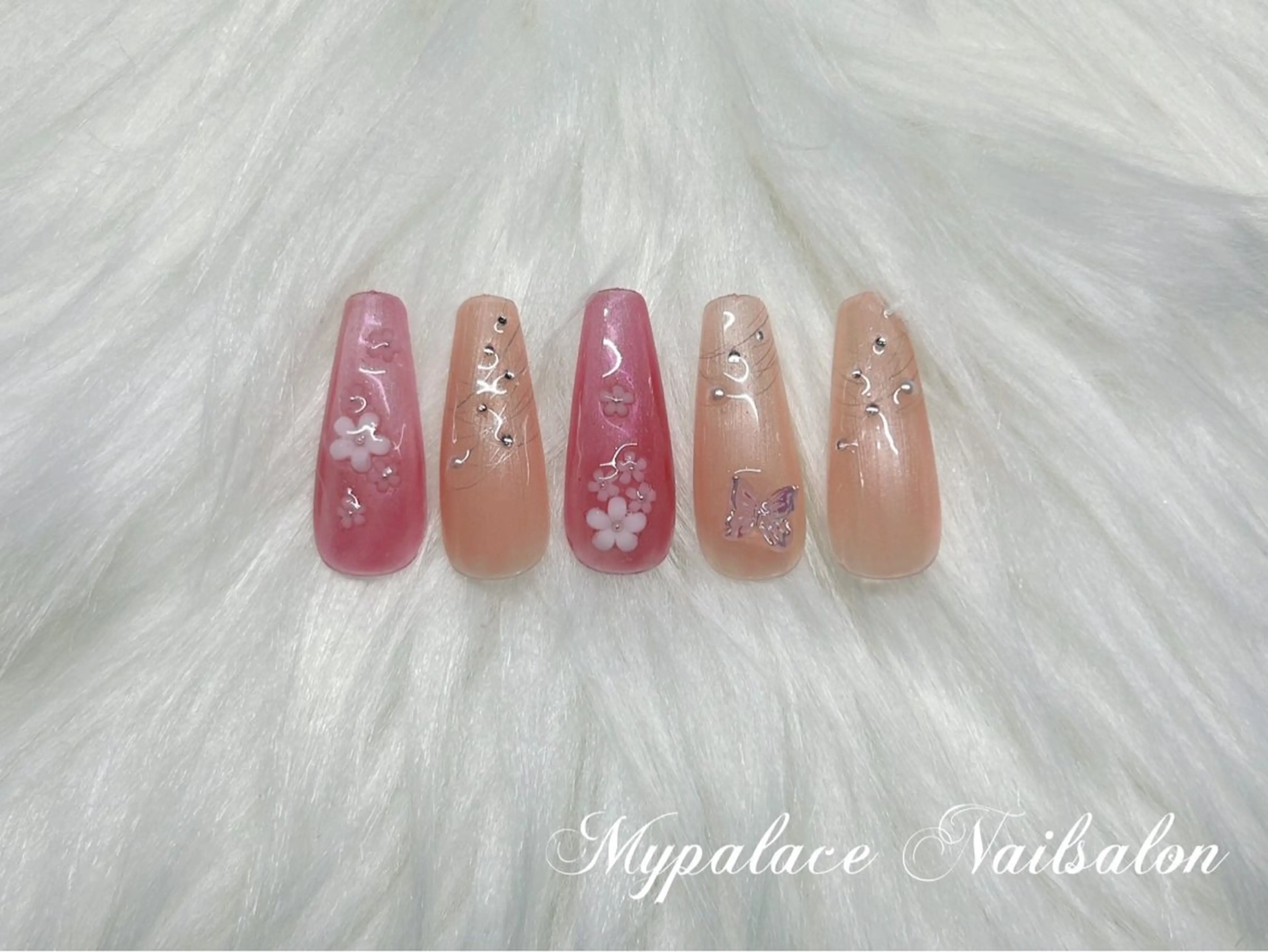 ネイル 春ネイル ハンドネイル Yuis Nailスカルプ専門のネイルデザイン