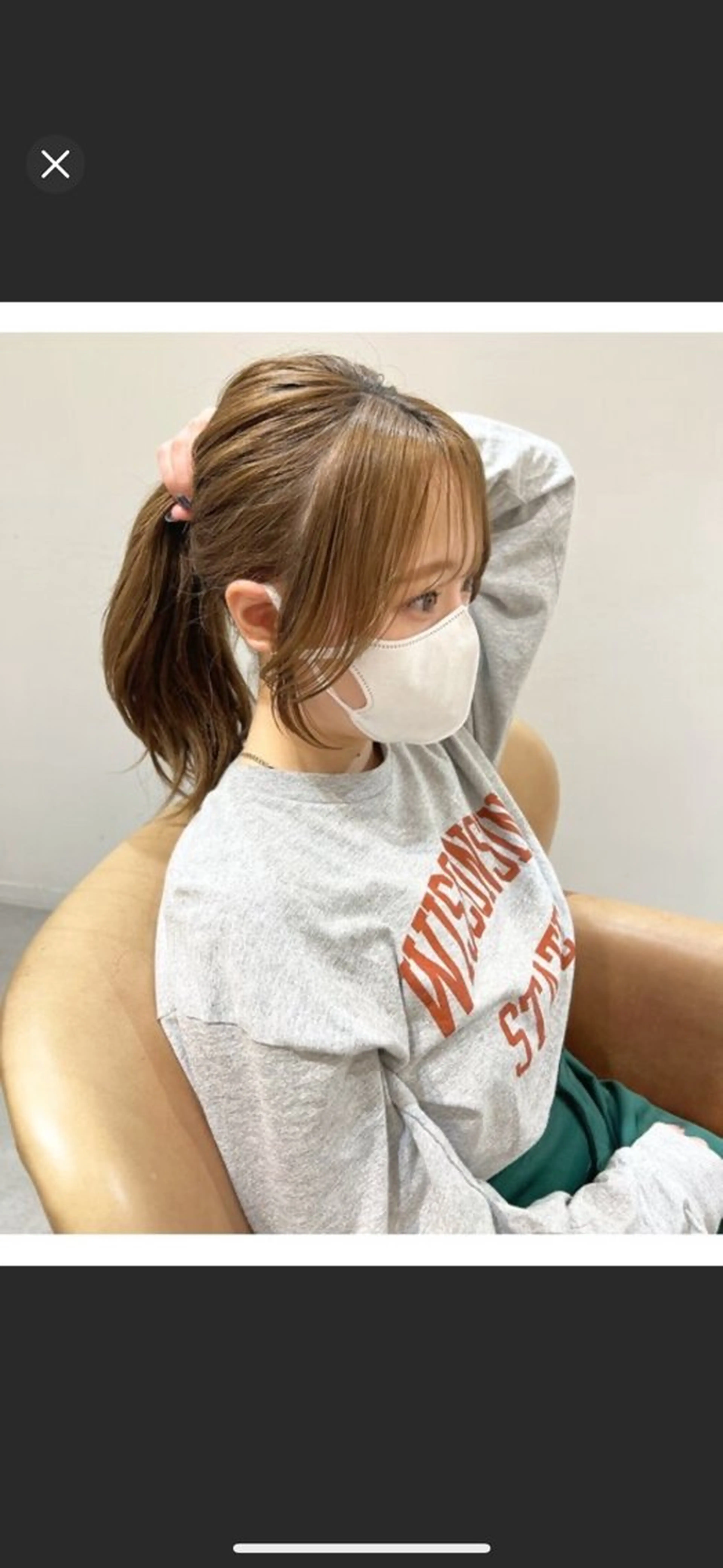 ロング 渡辺 リリのヘアスタイル