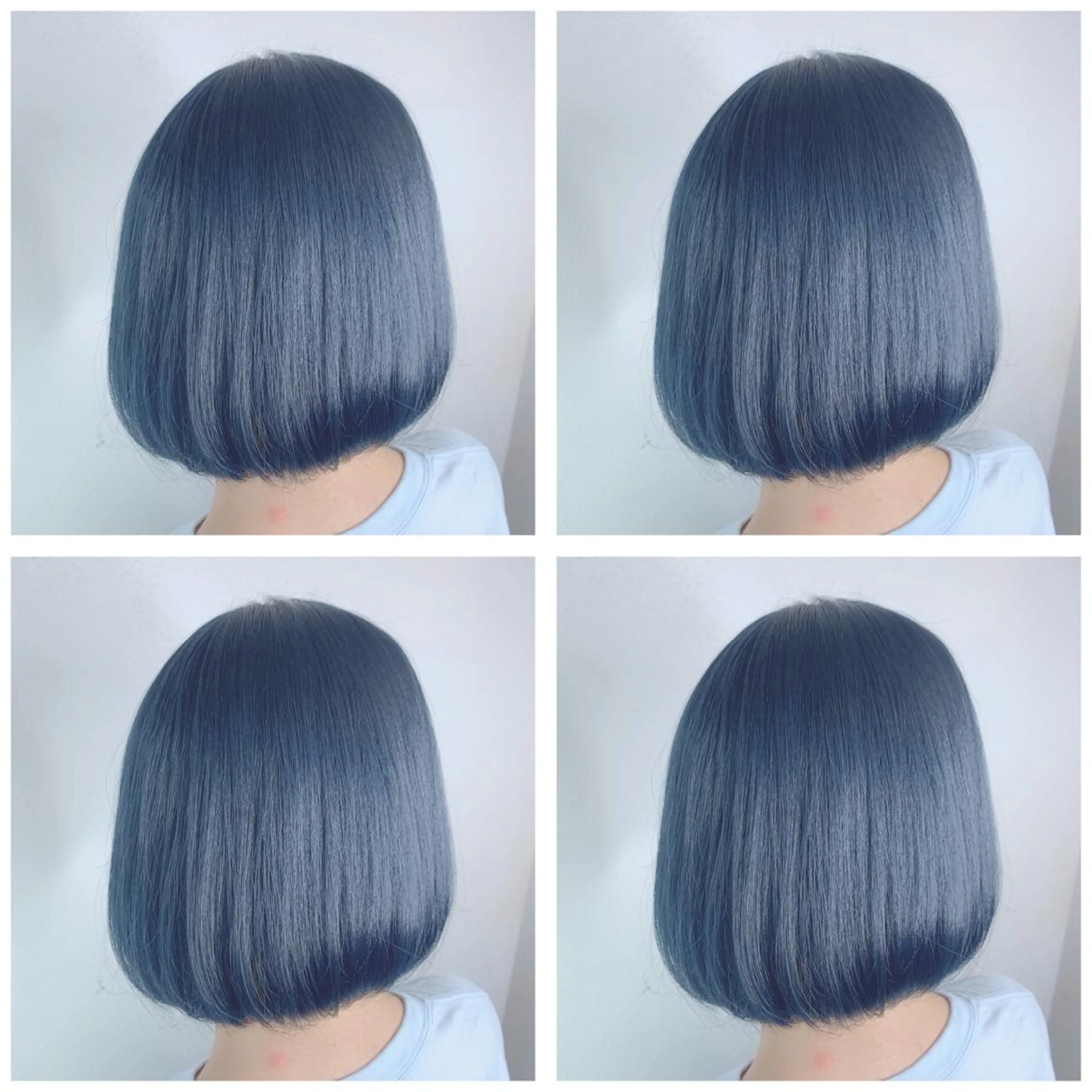 ミディアム カラー ブルーカラー ネイビーカラー 似合わせ/ブリーチ カラー.岡田友仁のヘアスタイル