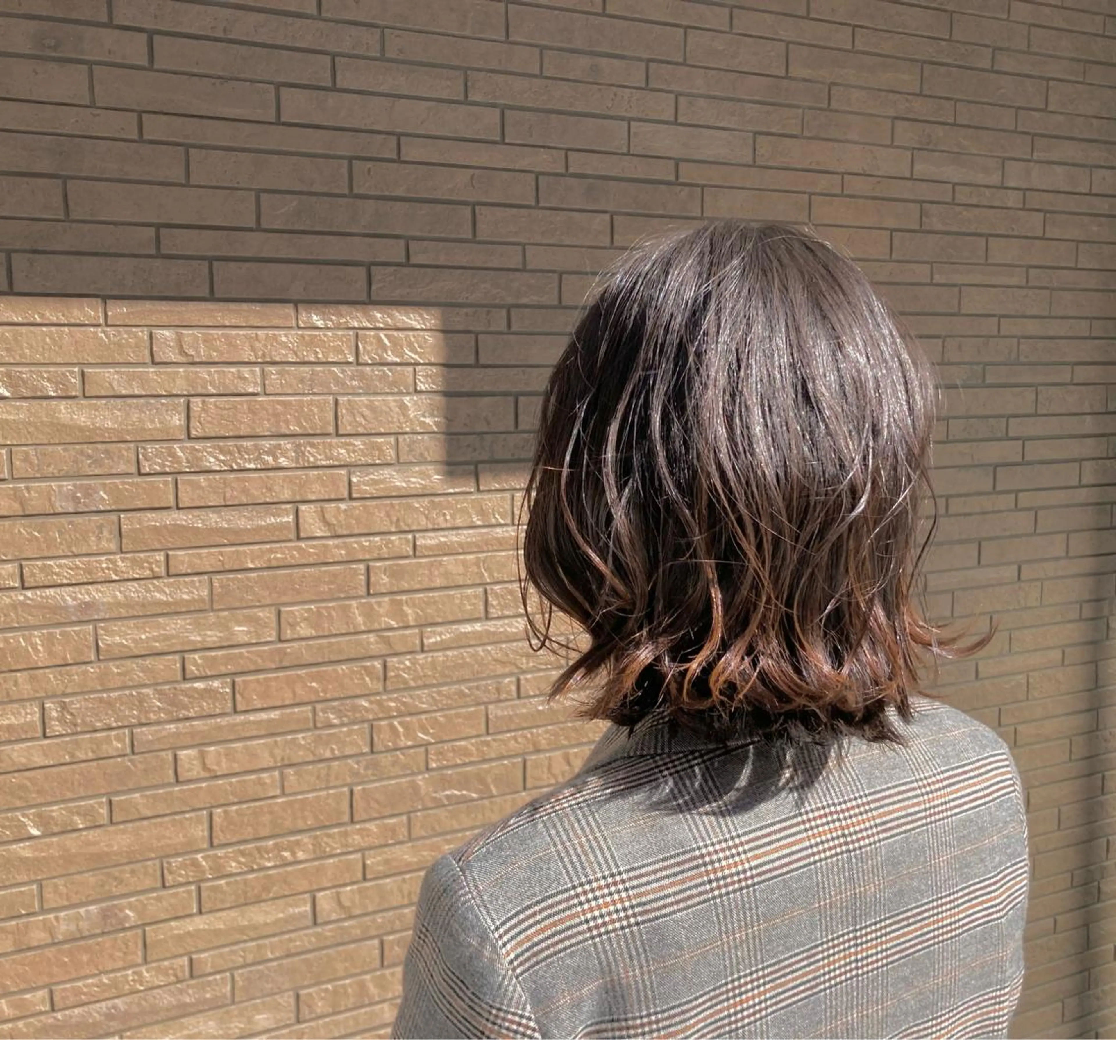 ミディアム 切りっぱなしボブ ボブ 外ハネヘア 中嶋 ナカジマのヘアスタイル