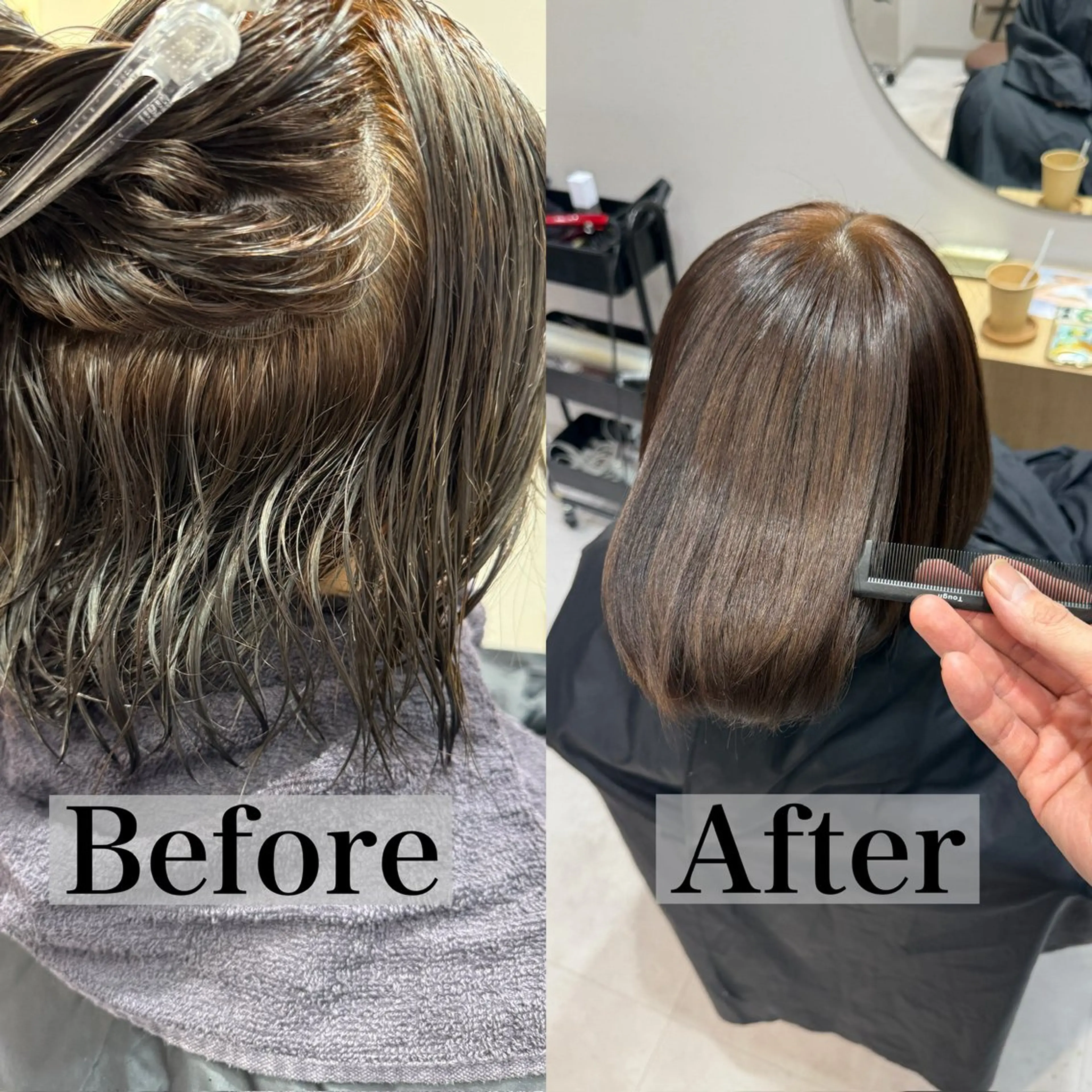 セミロング ⭐️立川/縮毛矯正 /髪質改善⭐️のヘアスタイル