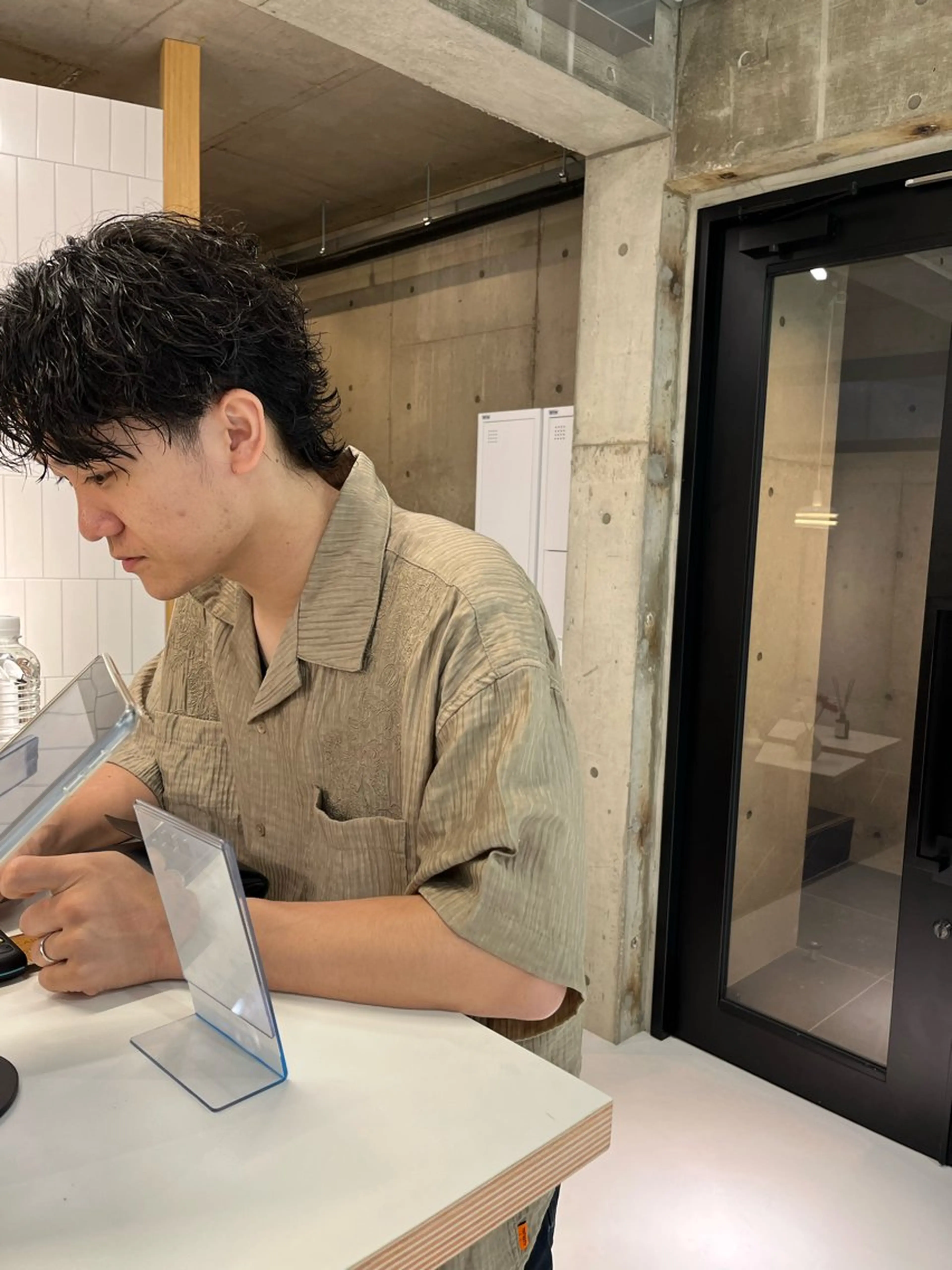 パーマ メンズ メンズパーマ ツイストスパイラルパーマ スパイラルパーマ カット パーマ トリートメント nagi所属・横田直也/韓国風 レイヤーカット/千種のヘアスタイル