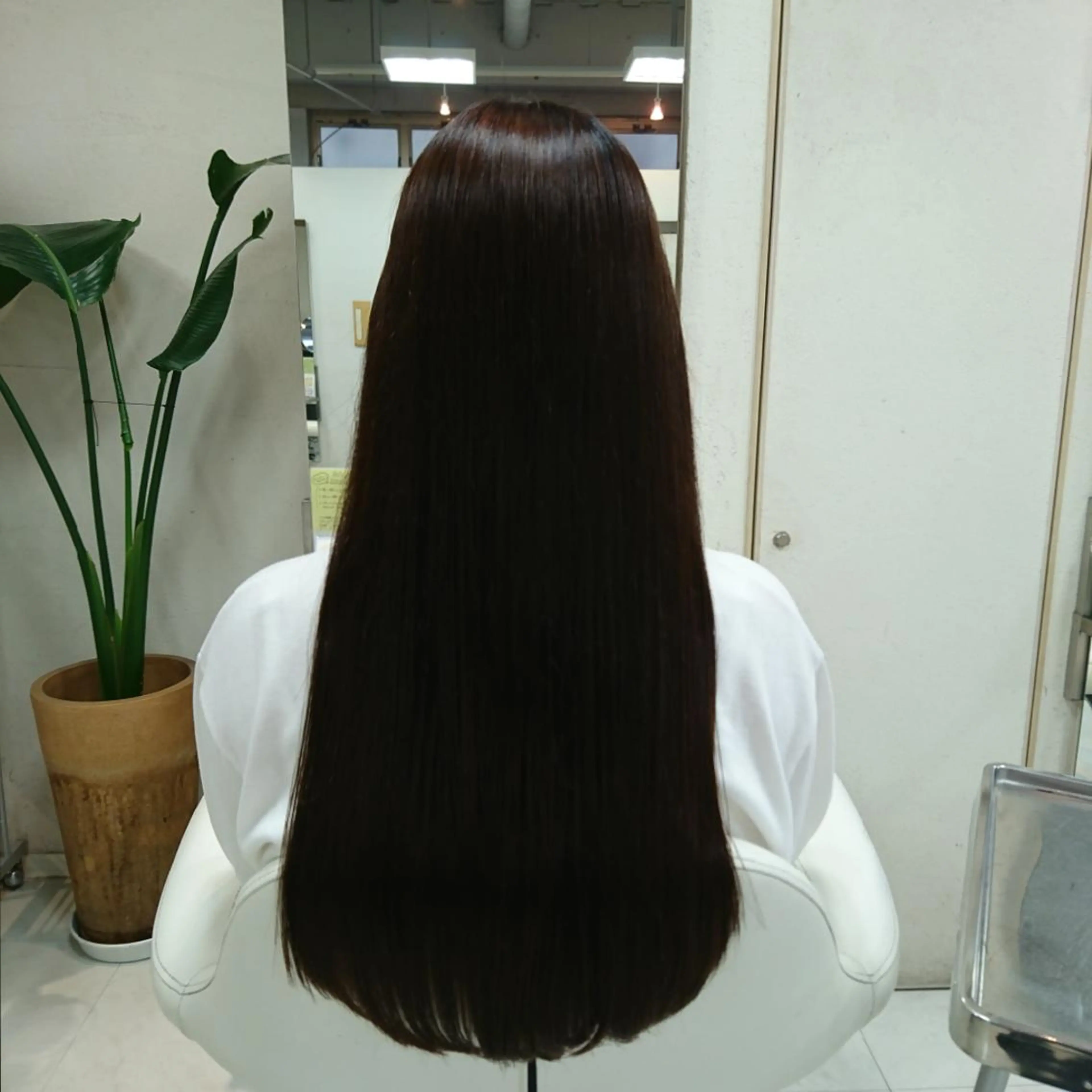 ロング パーマ 縮毛矯正 トリートメント nagane sayakaのヘアスタイル