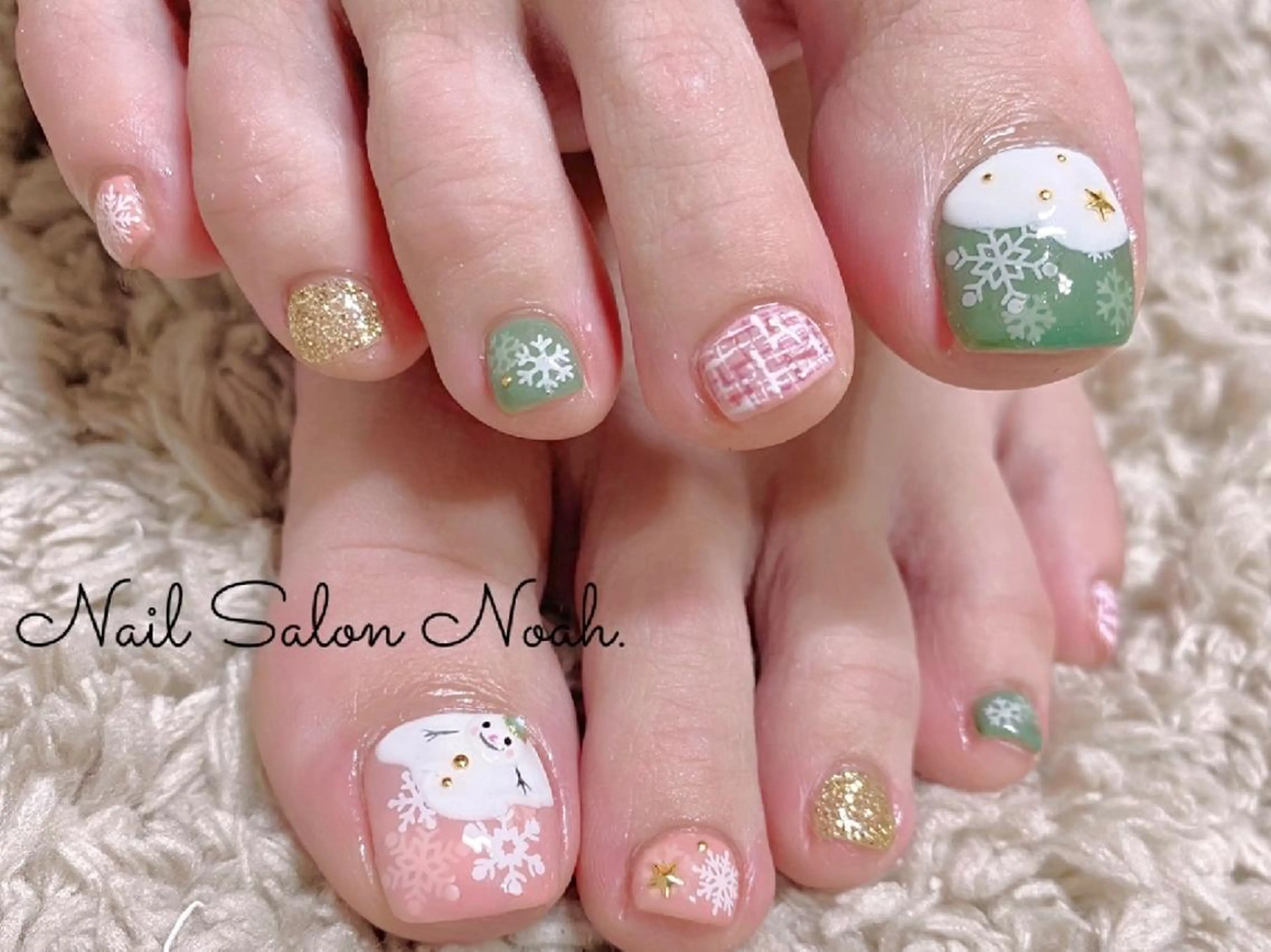 ネイル 持ち込み フットネイル Nail Salon Noah所属・Nail Salon Noah.のネイルデザイン