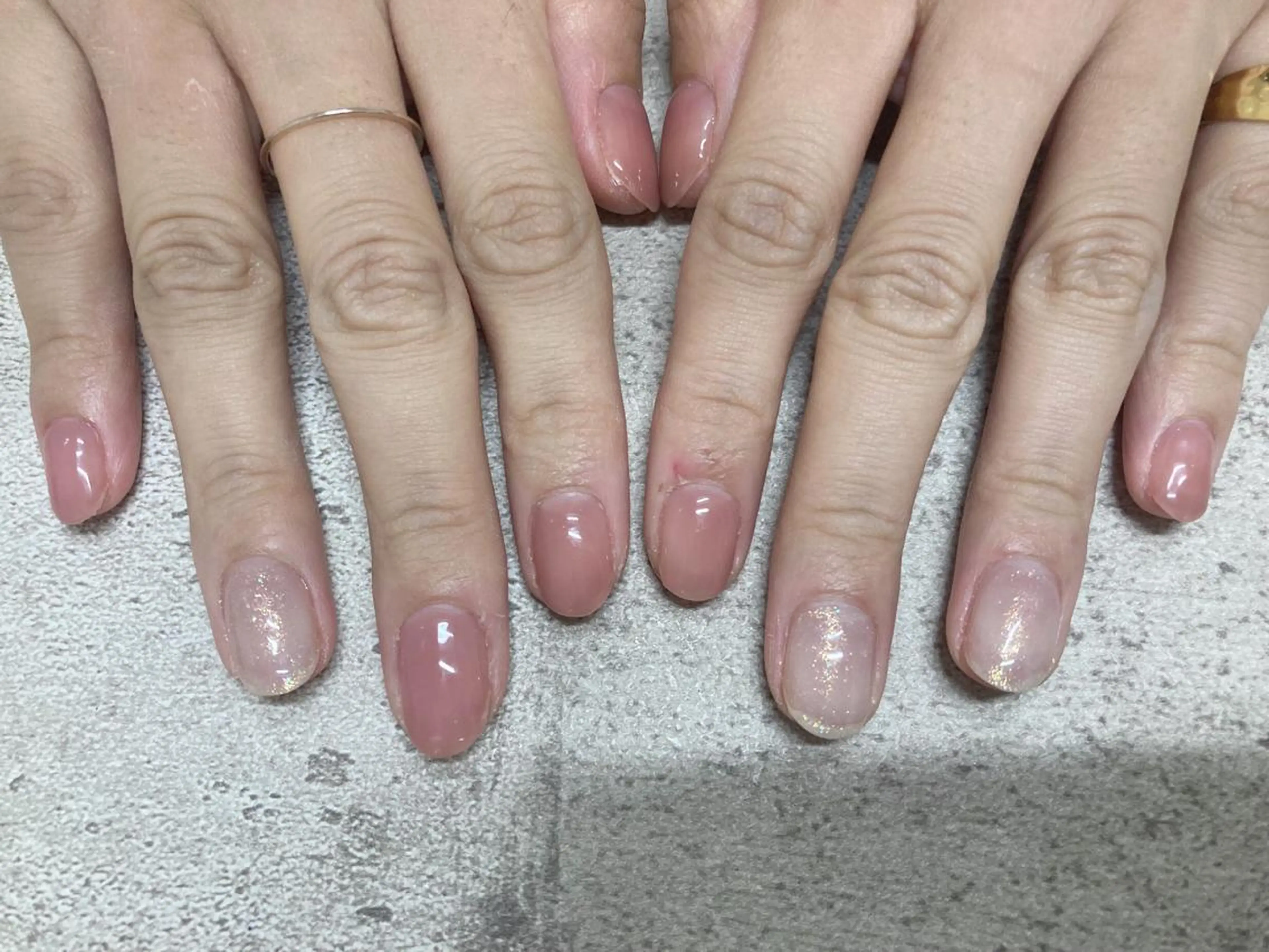 ネイル フットネイル ジェルネイル キラキラネイル 韓国ネイル マグネットネイル Mogu nail 二子玉川のネイルデザイン