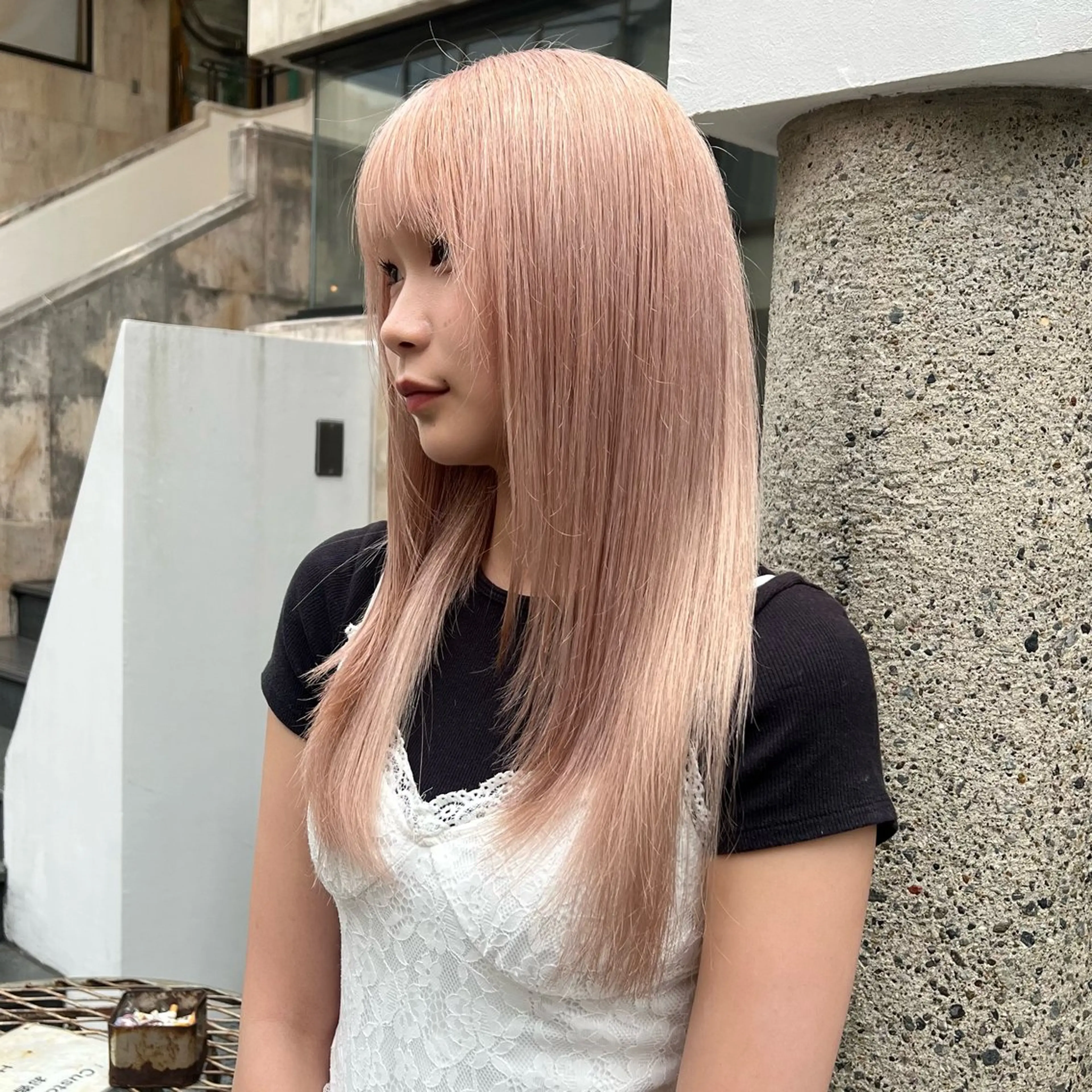 ロング カラー カット ヘアカラー トリートメント 透明感カラー 🔅KANTAのヘアスタイル