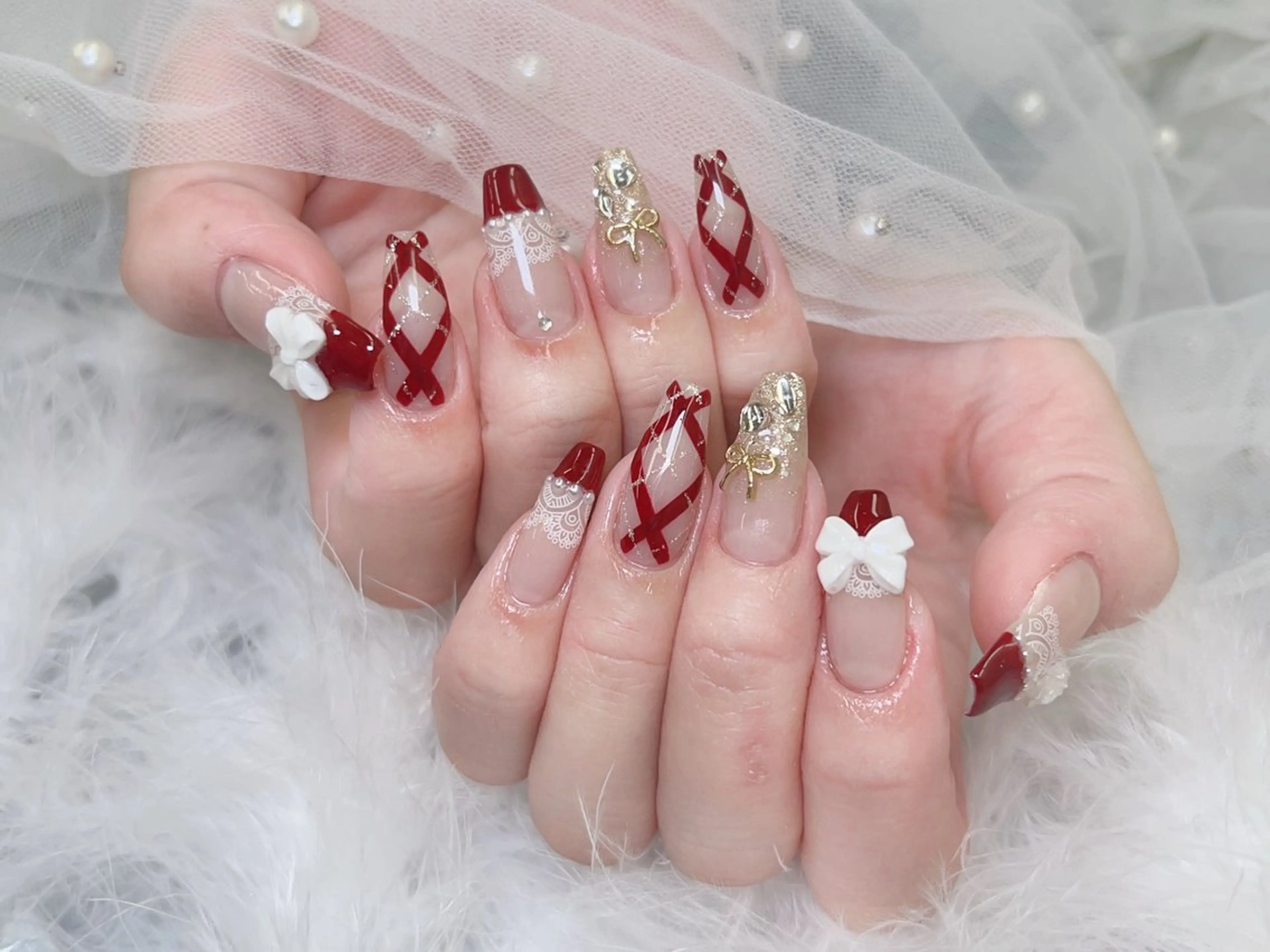 ネイル ハンドネイル UMI GINZA NAIL SALON所属・Yu na💖🎀のネイルデザイン