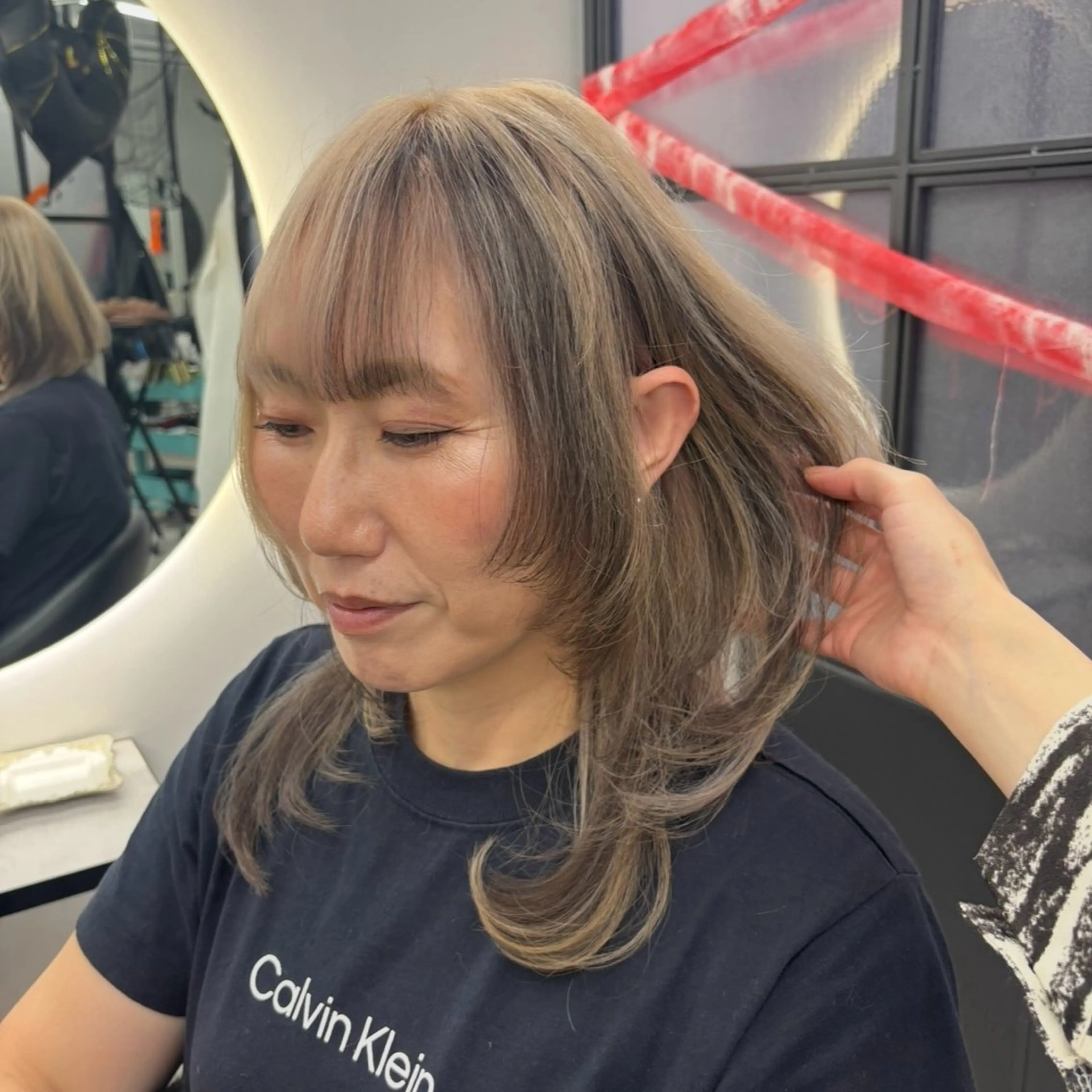 セミロング カラー ヘアカラー Ren. 🦋デザインカラーのヘアスタイル