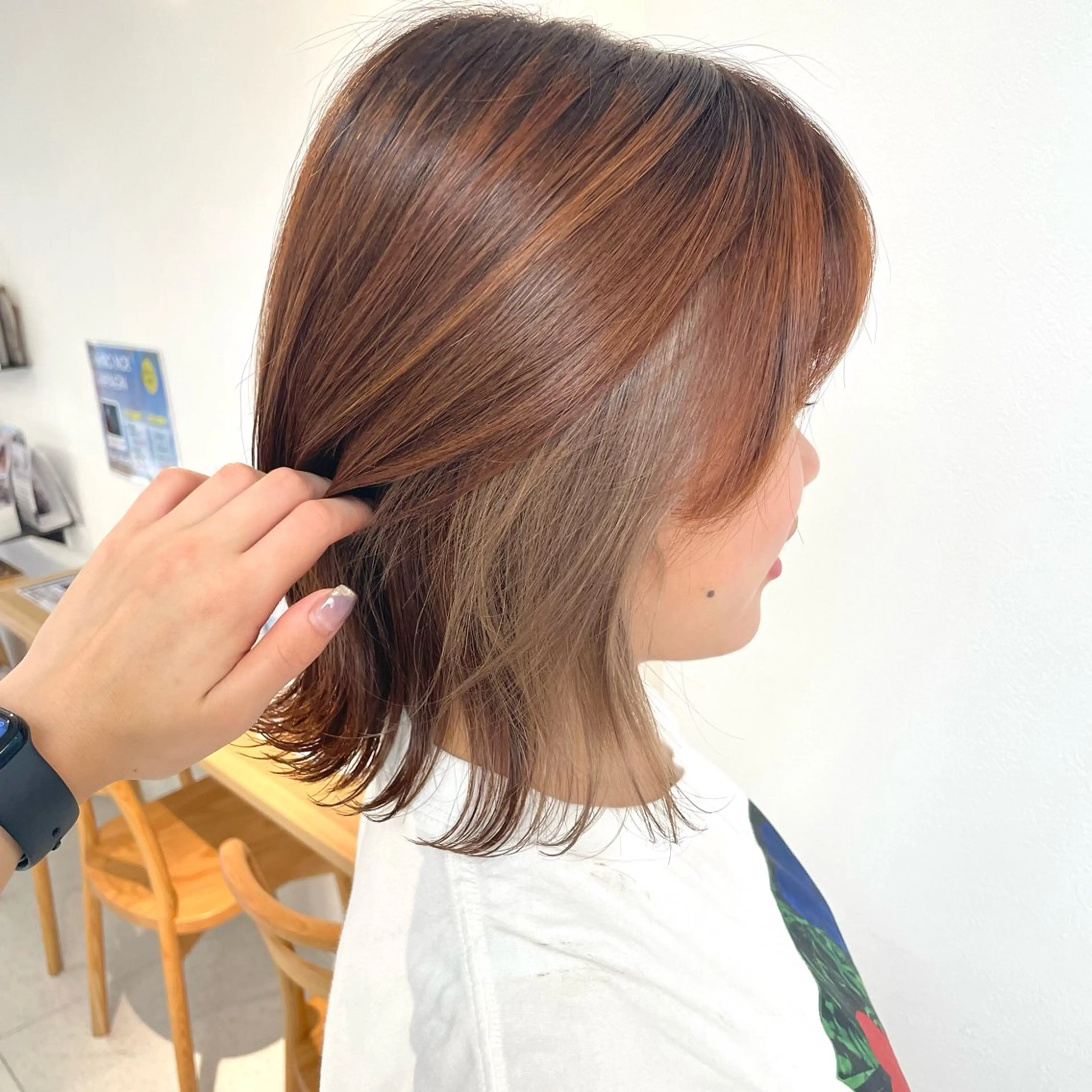 ミディアム カラー 【NOE】┊ hanasakayaのヘアスタイル