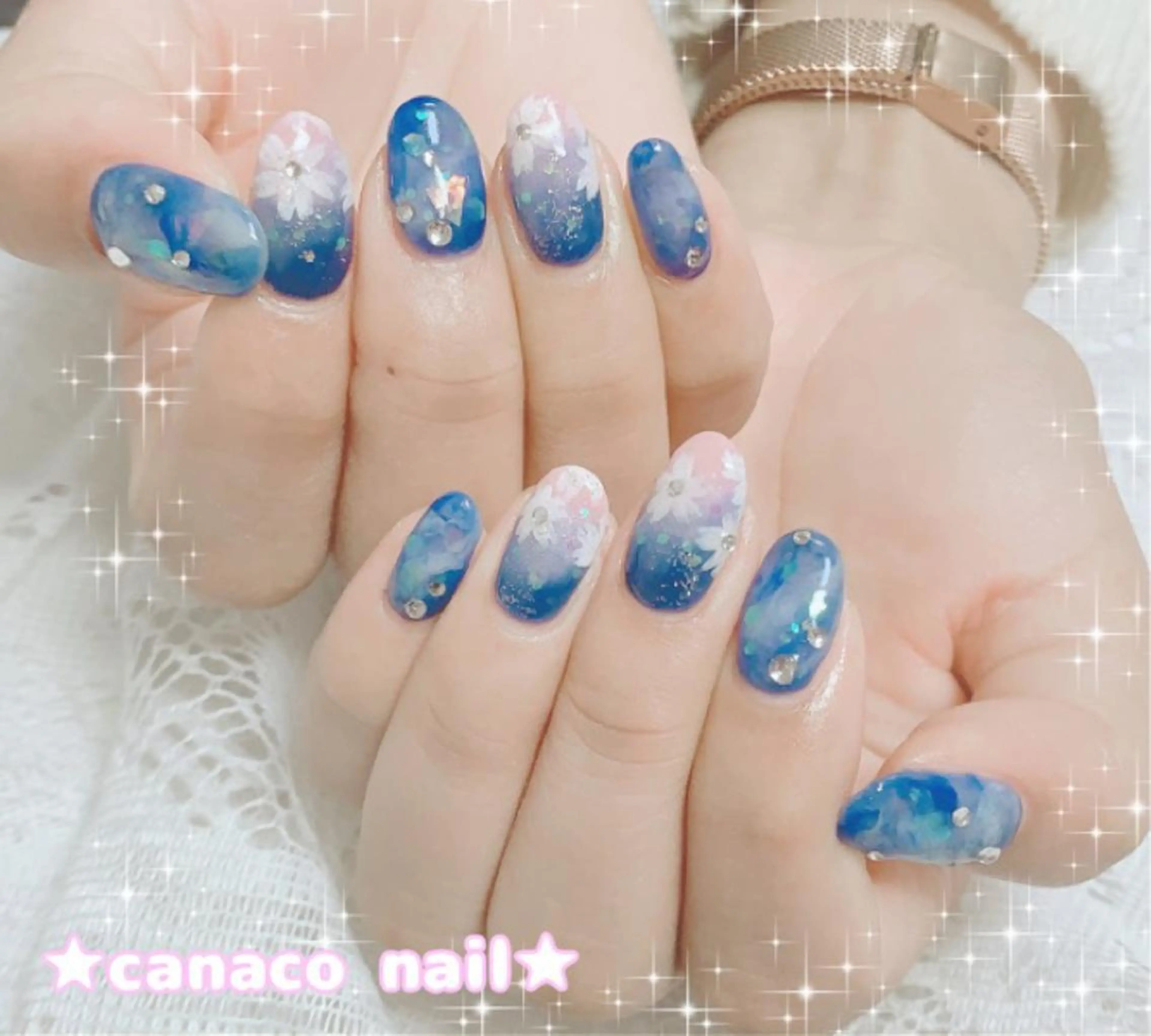 ネイル アートネイル ジェルネイル パラジェル 春ネイル ストーンネイル ハンドネイル ハンドケア Felice所属・ベテランネイル cnc nailのネイルデザイン