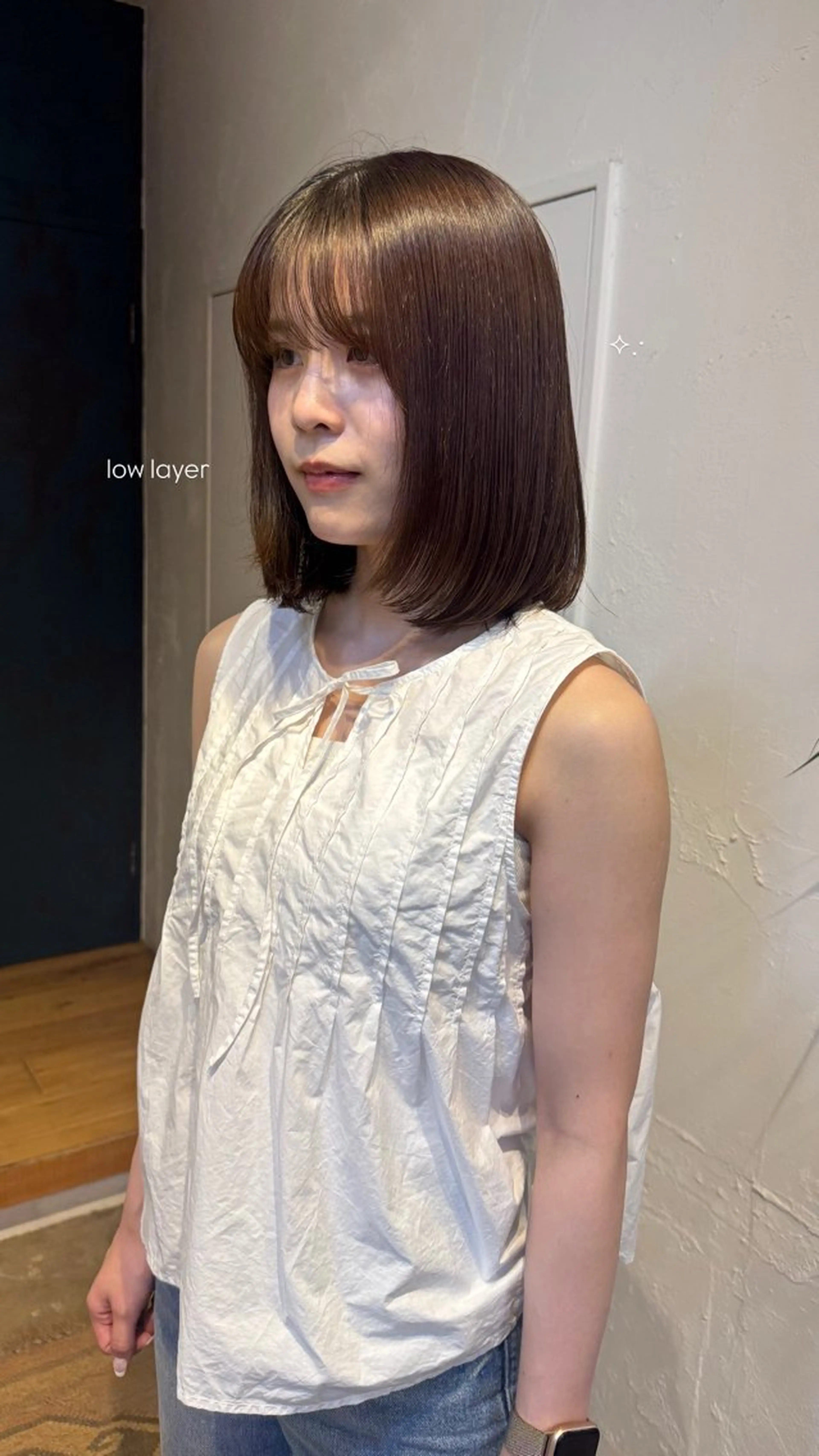 ショート ヘアアレンジ ボブ ᵐⁱᵏⁱᵏᵒ /透明感カラーのヘアスタイル