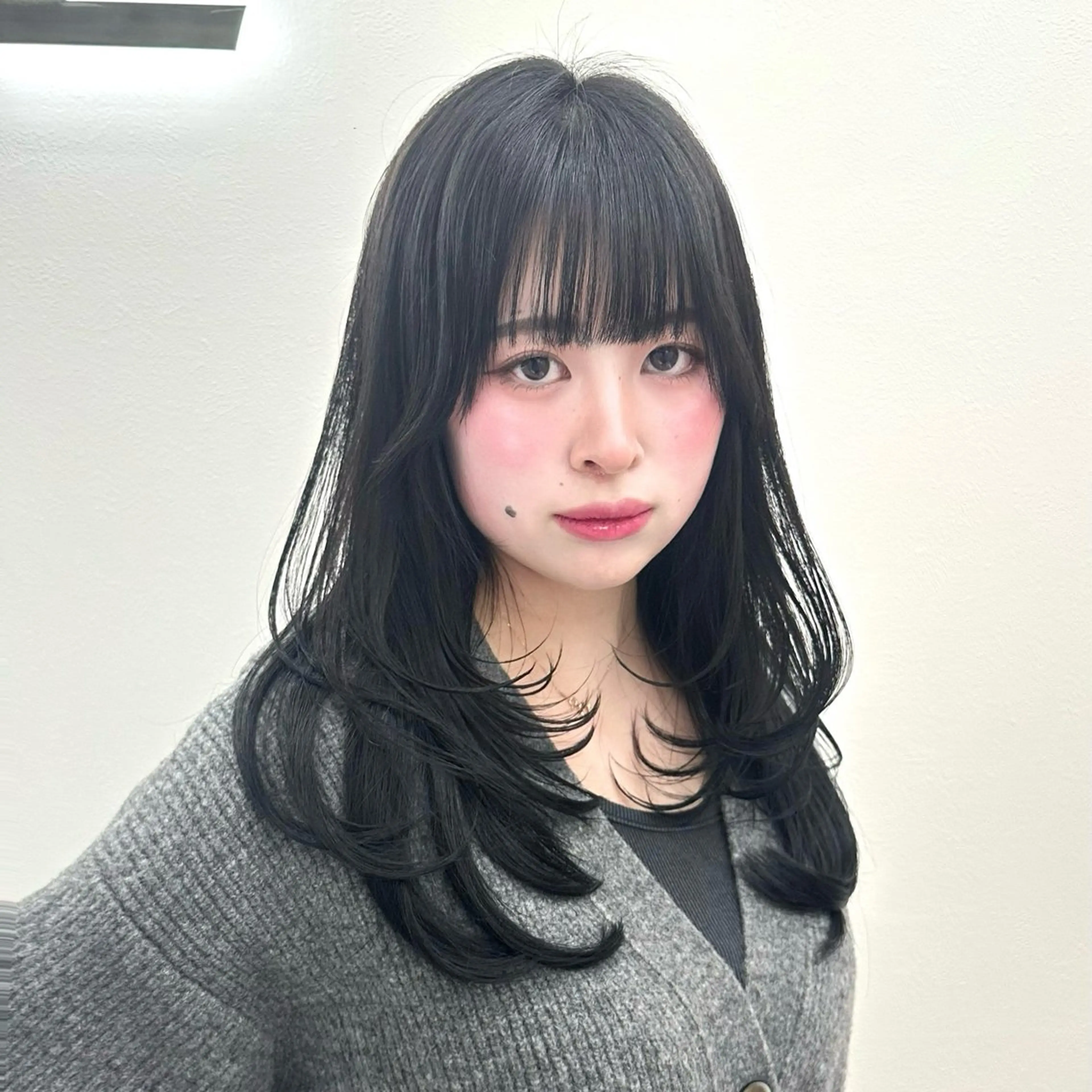 ロング カット ヘアカラー 大人っぽ中韓レディ ヘア🤍MAOのヘアスタイル
