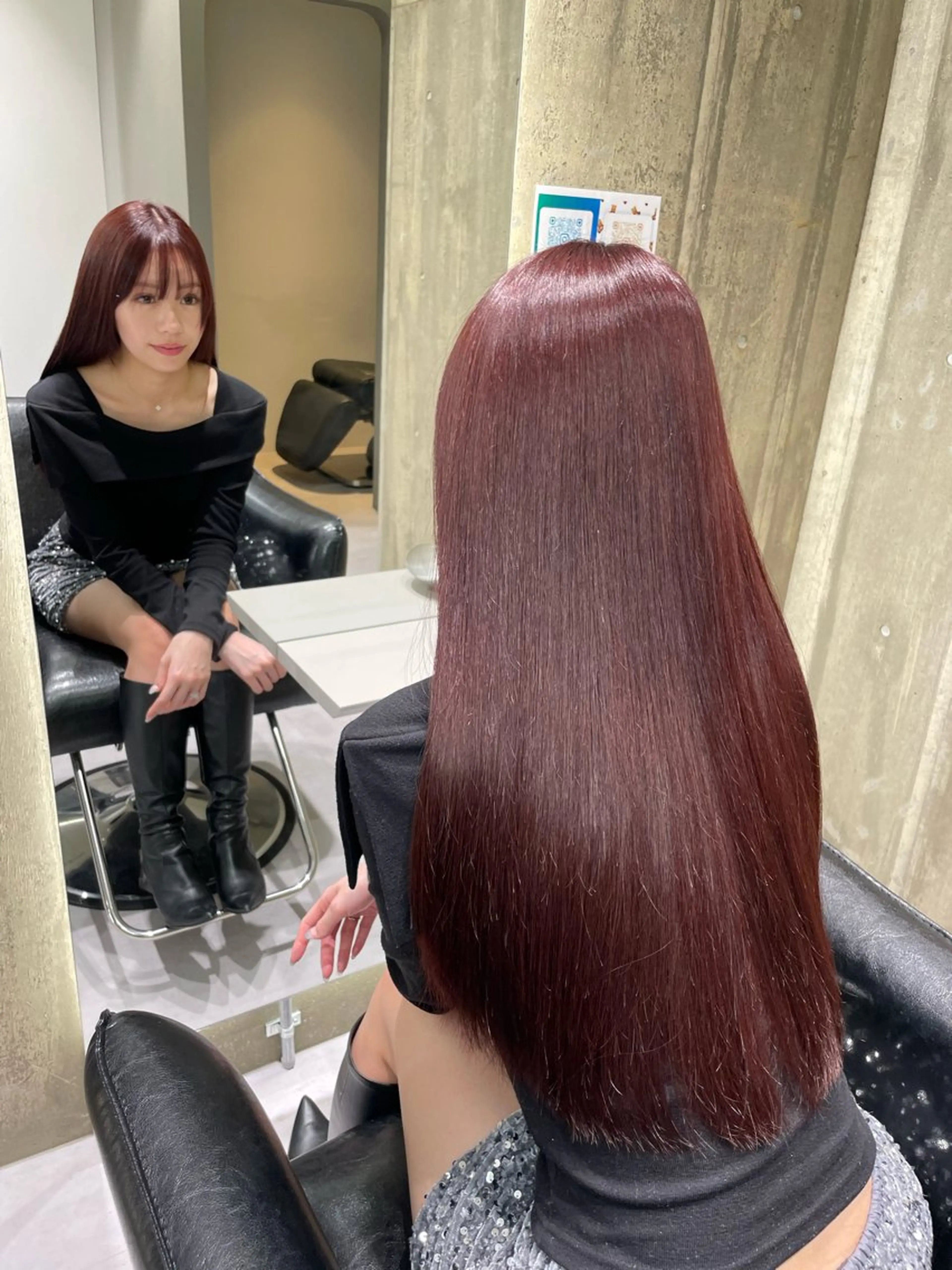 ロング カラー カット ヘアカラー トリートメント 寺島 圭人のヘアスタイル