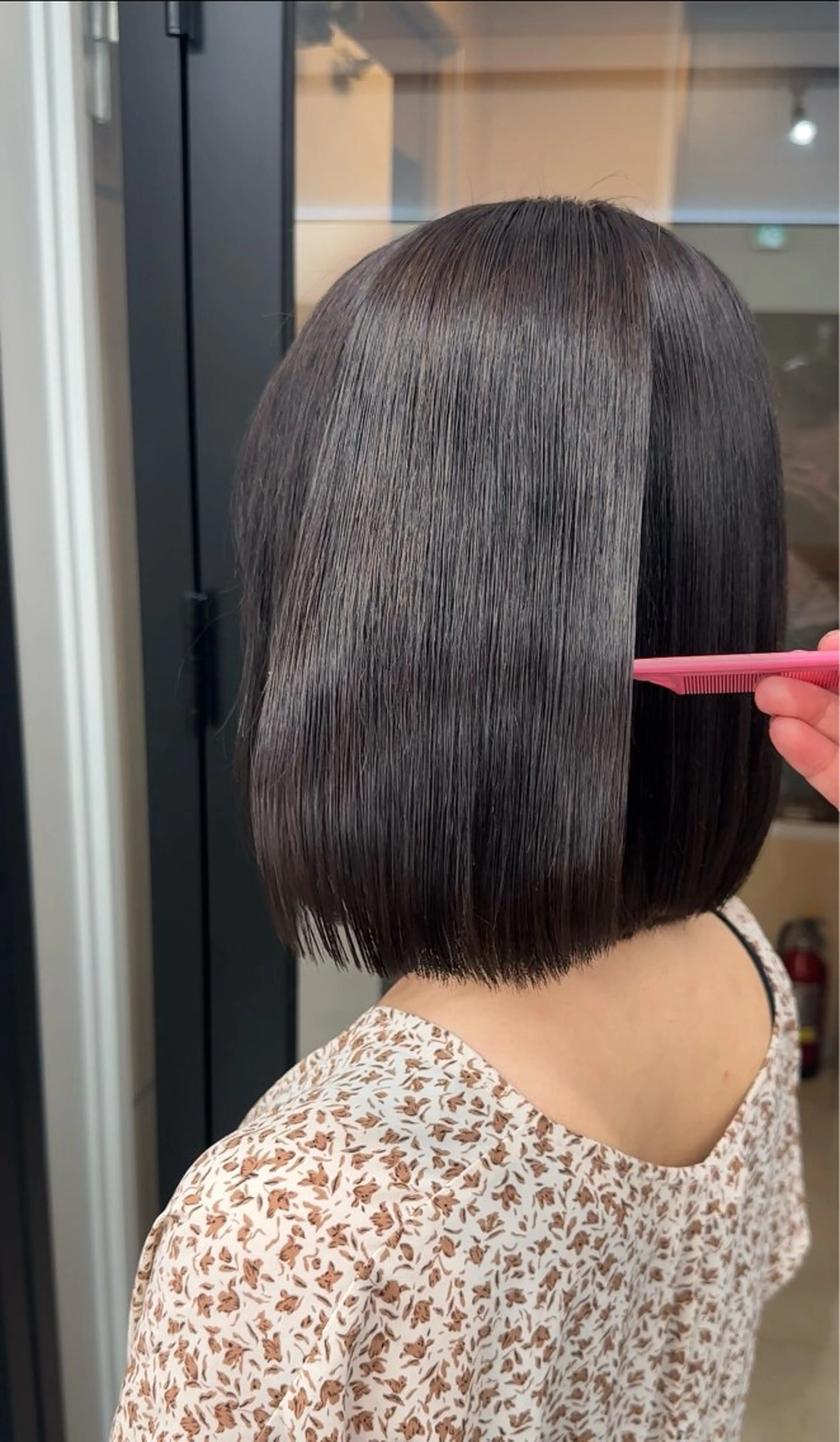 セミロング セミロングパーマ 髪質改善 レイヤーカット 縮毛矯正 トリートメント カット ヘアカラー 縮毛矯正 トリートメント 髪質改善/レイヤー/ 艶髪🎀ayaneのヘアスタイル