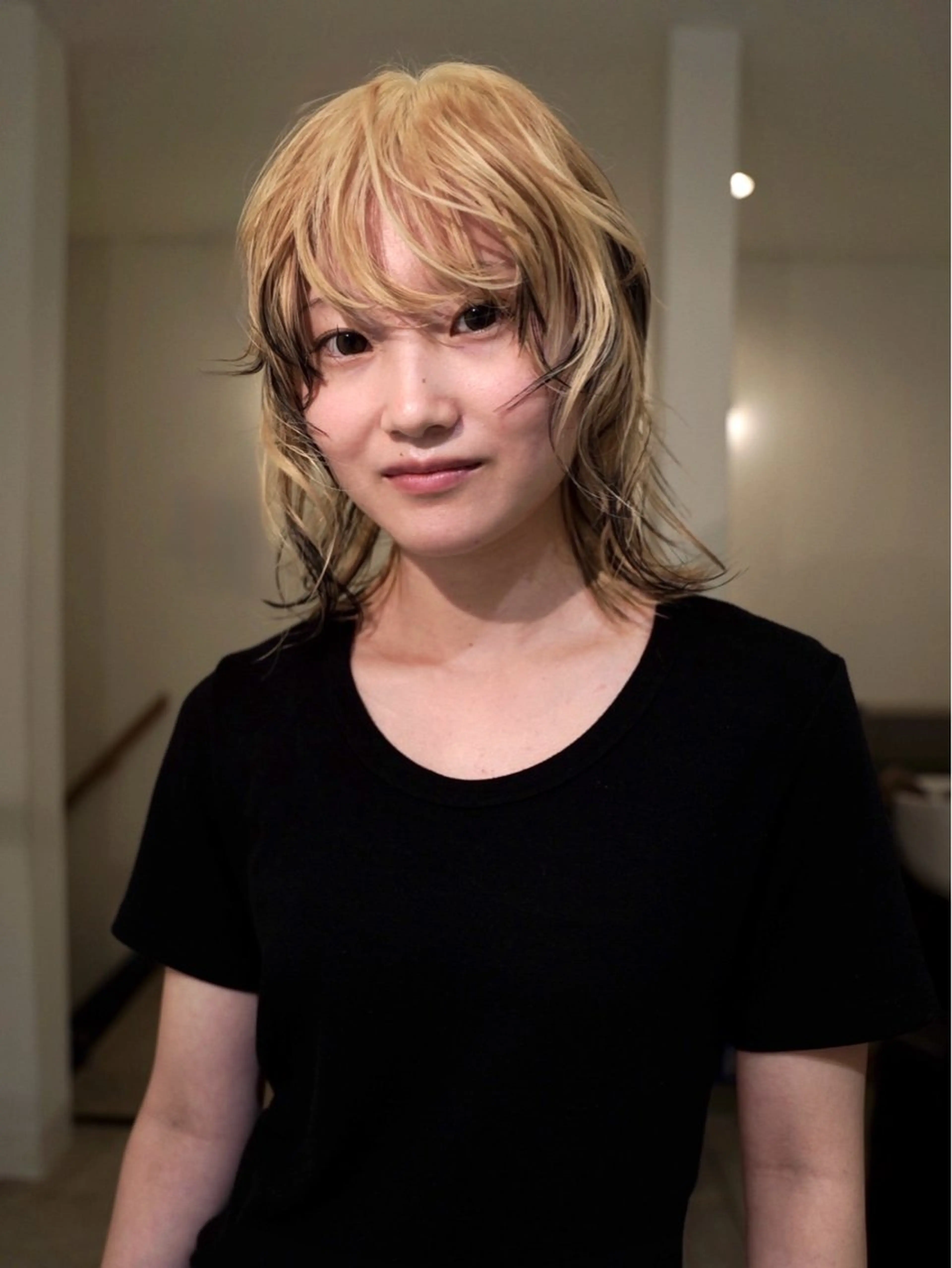 ショート カラー ブリーチ デザインカラー ボブ レイヤーカット ウルフカット カット ヘアカラー トリートメント 似合わせデザイン ブリーチKaitoのヘアスタイル