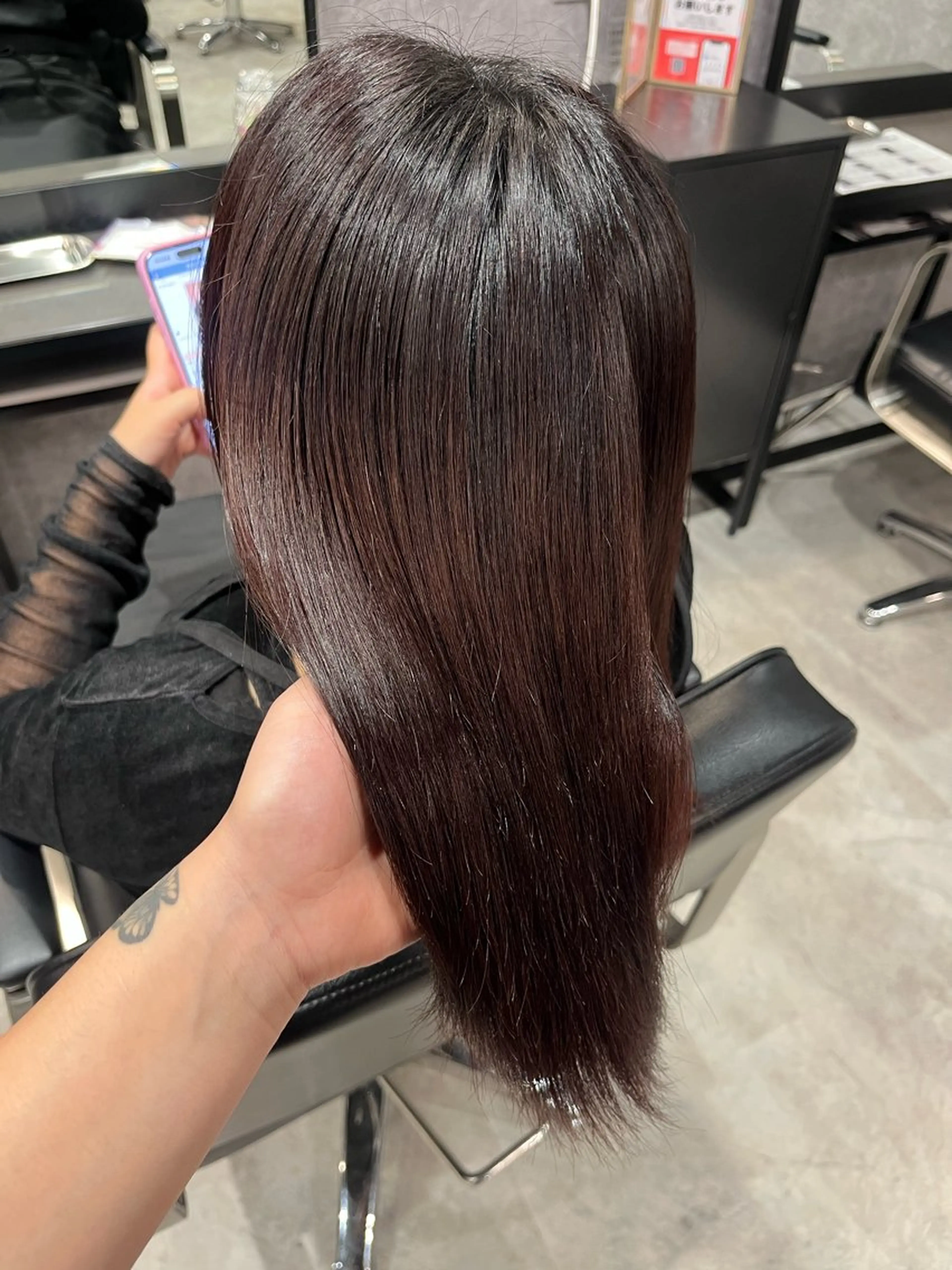 ミディアム 髪質改善 トリートメント ink aiのヘアスタイル