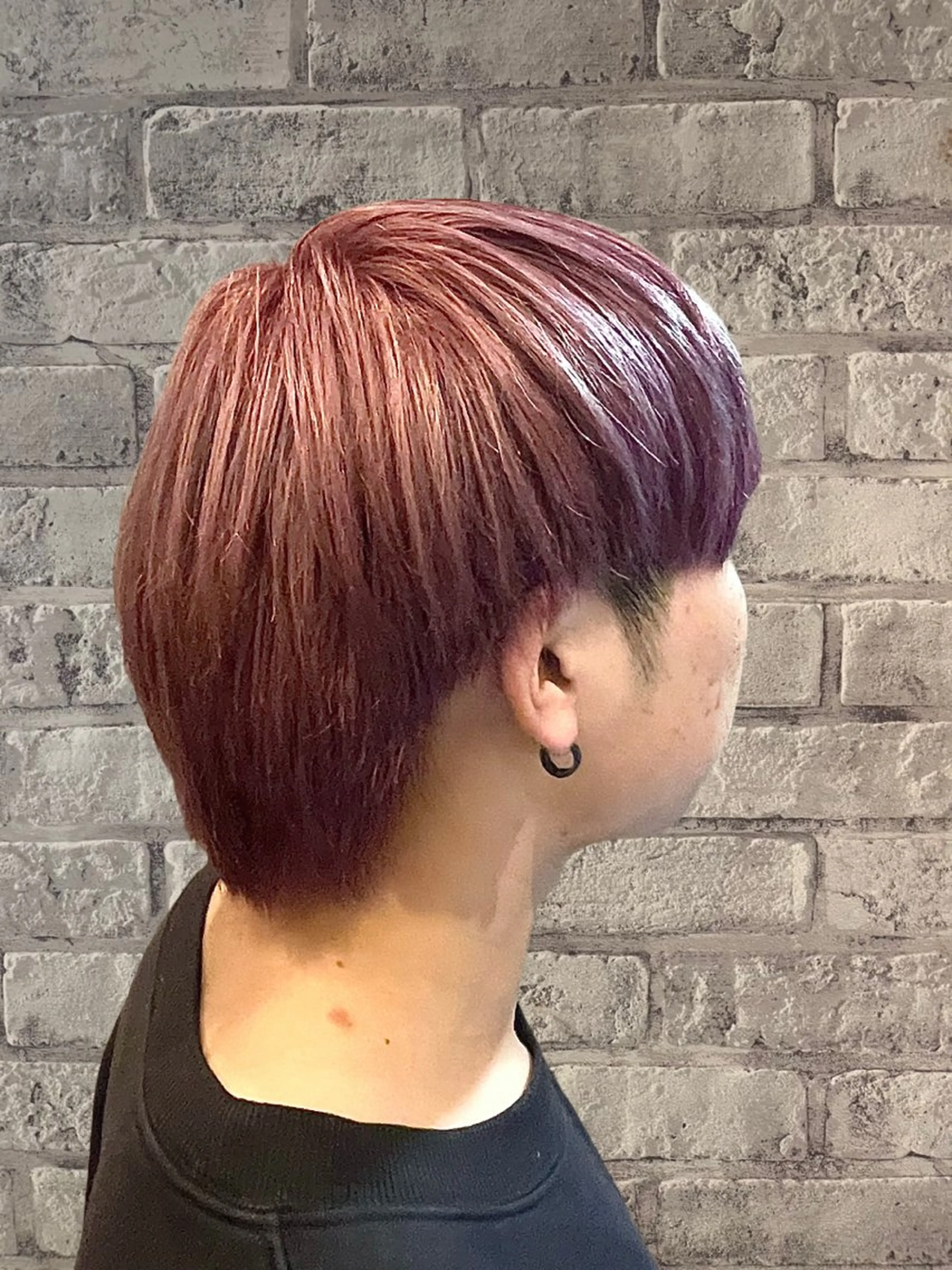 ショート カラー メンズ メンズブリーチ マッシュ ベージュカラー ブリーチ ピンクカラー カット ヘアカラー メンズスタイル / 宮澤蓮のヘアスタイル