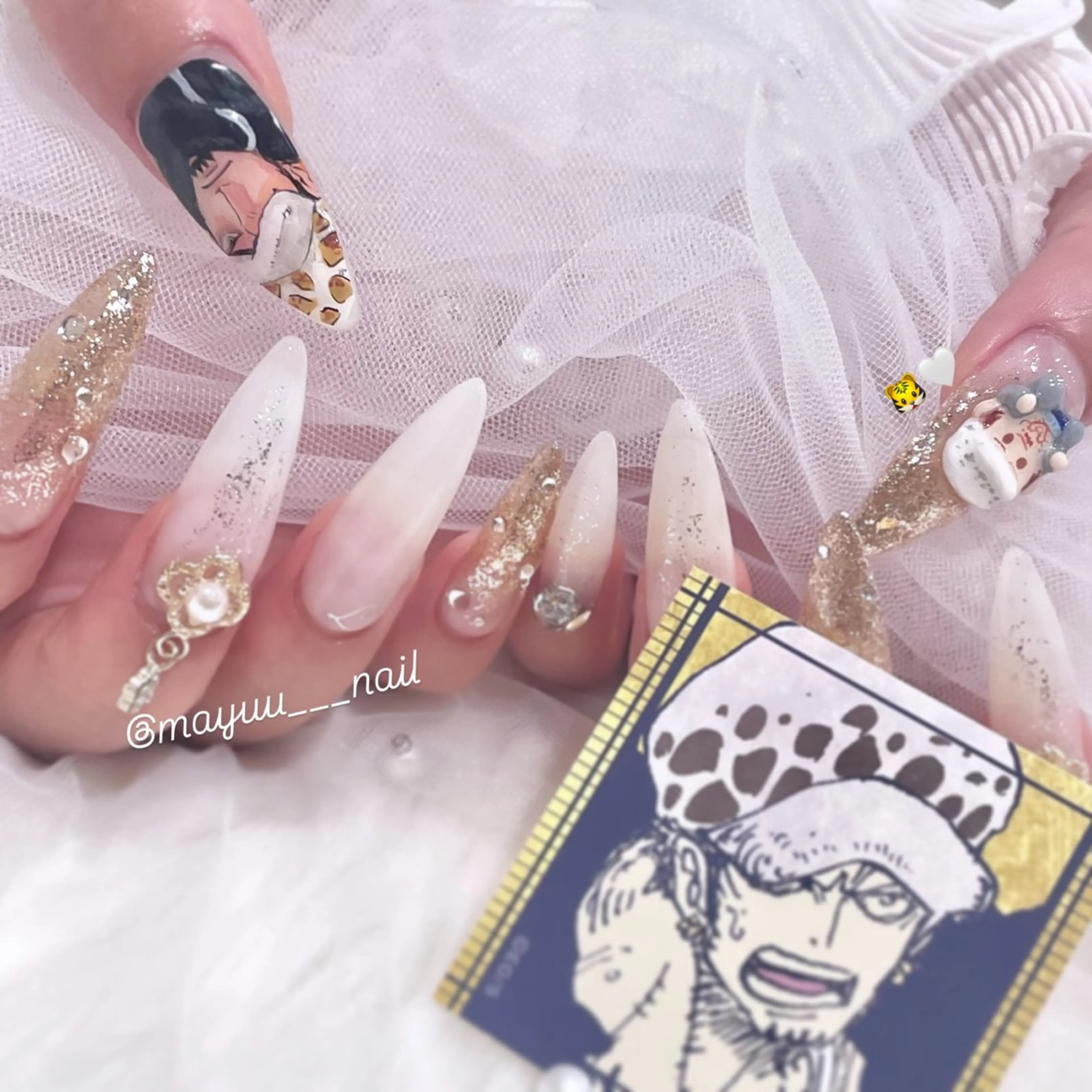 ネイル ハンドネイル 🎀 Mayu 🎀痛ネイルのネイルデザイン