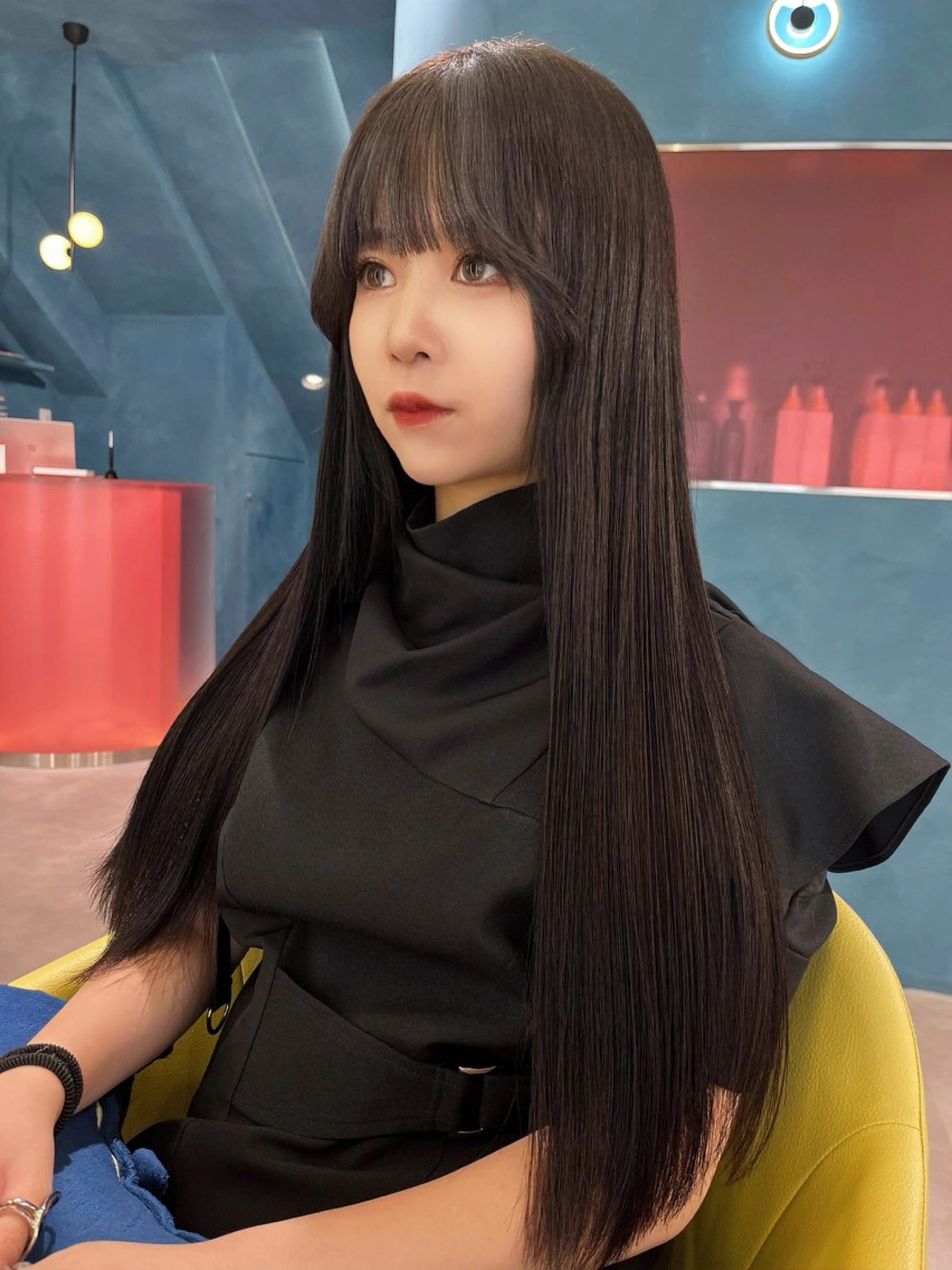ロング カラー ヘアアレンジ TAKAHIRO 💎似合わせ/顔周りのヘアスタイル