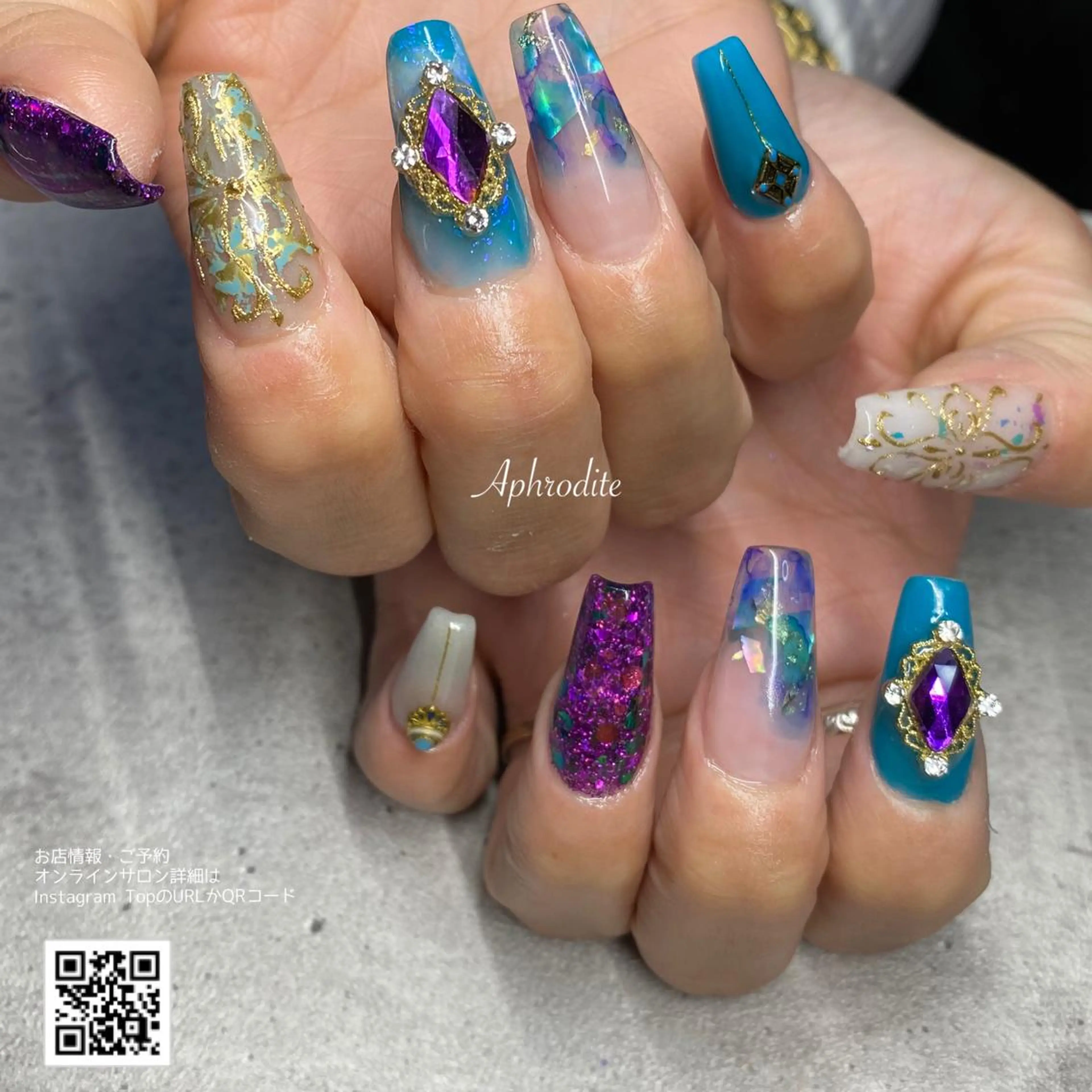 ネイル ハンドネイル APHRODITE Nagisaのネイルデザイン