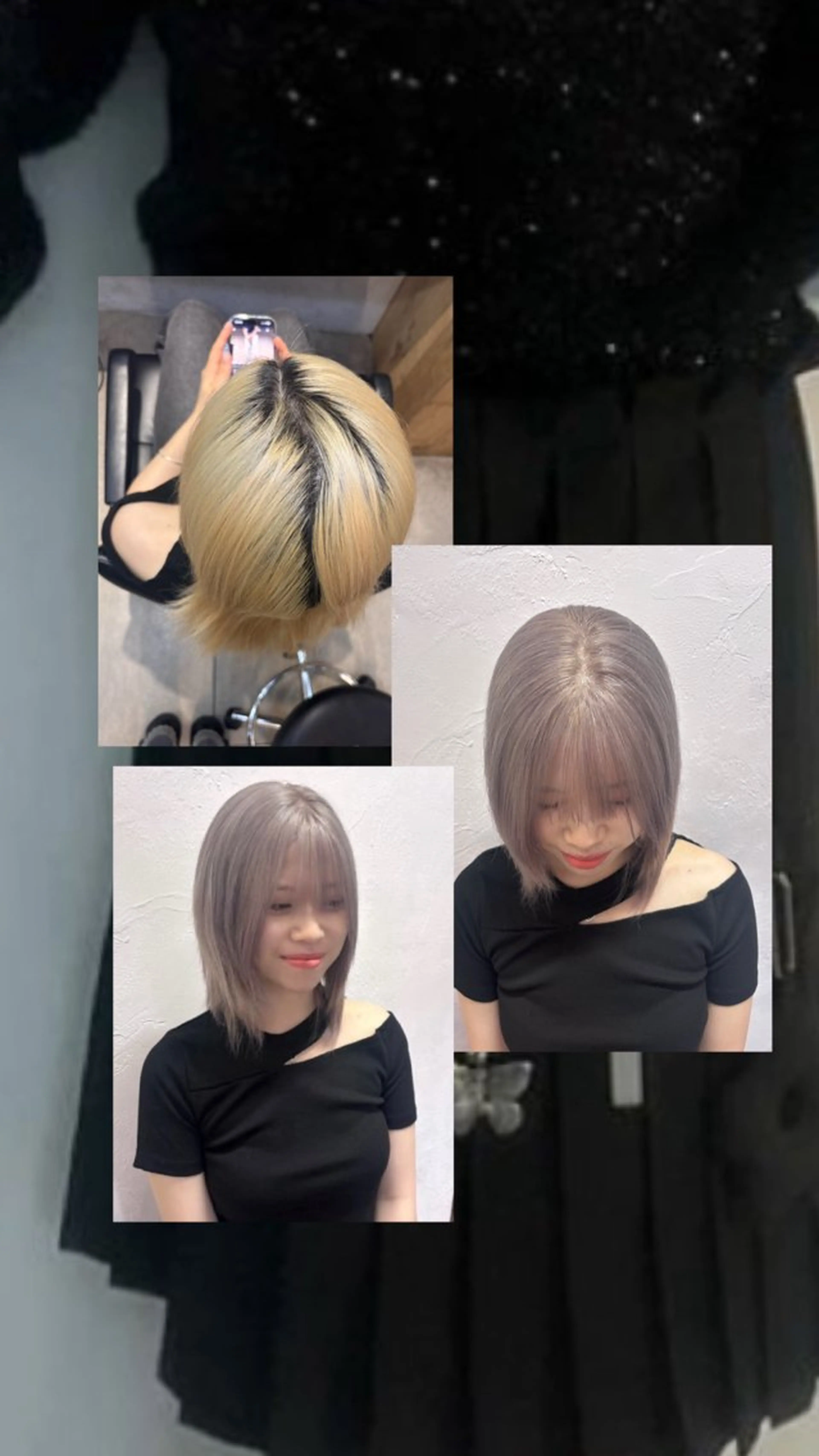 カラー 透明感カラー ラベンダーカラー ノボリ モネ ／ Lomaliaのヘアスタイル