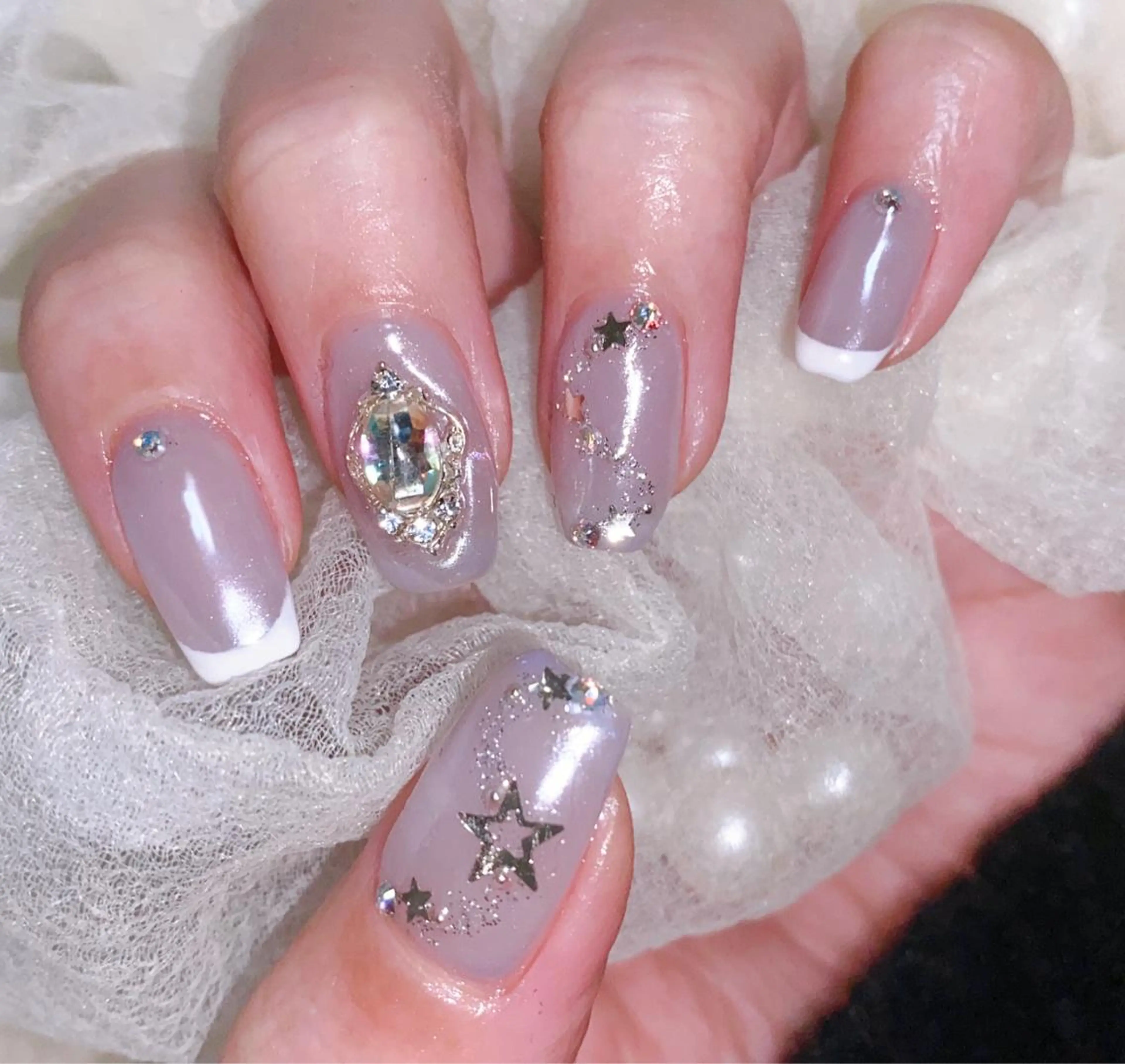 ネイル ハンドネイル Zir nail所属・zir nail💙 shikakuraのネイルデザイン