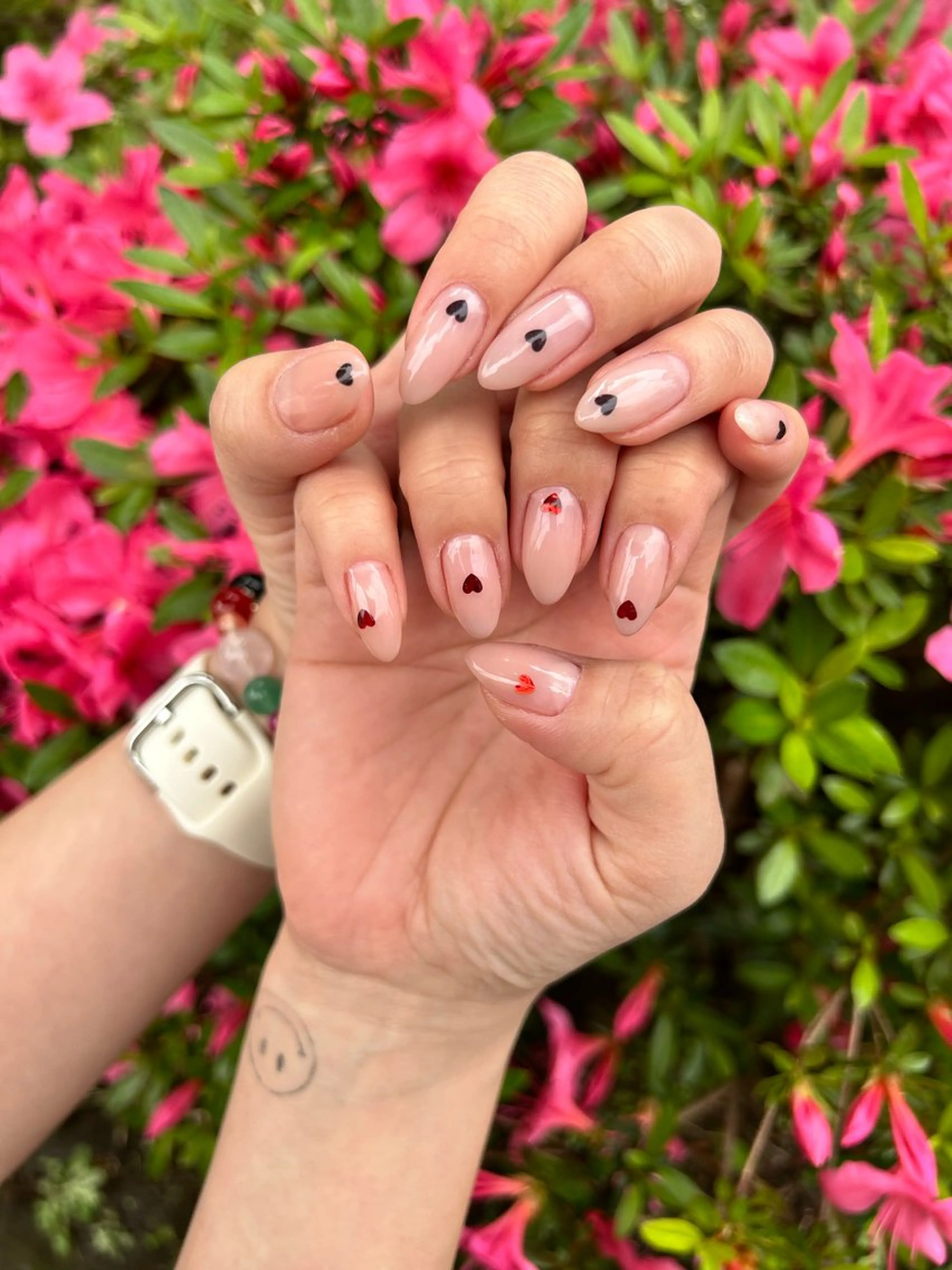 ネイル ハート オフィスネイル シンプルネイル ハンドネイル ハンドケア Niko.nail所属・☆ YOSHIEのネイルデザイン