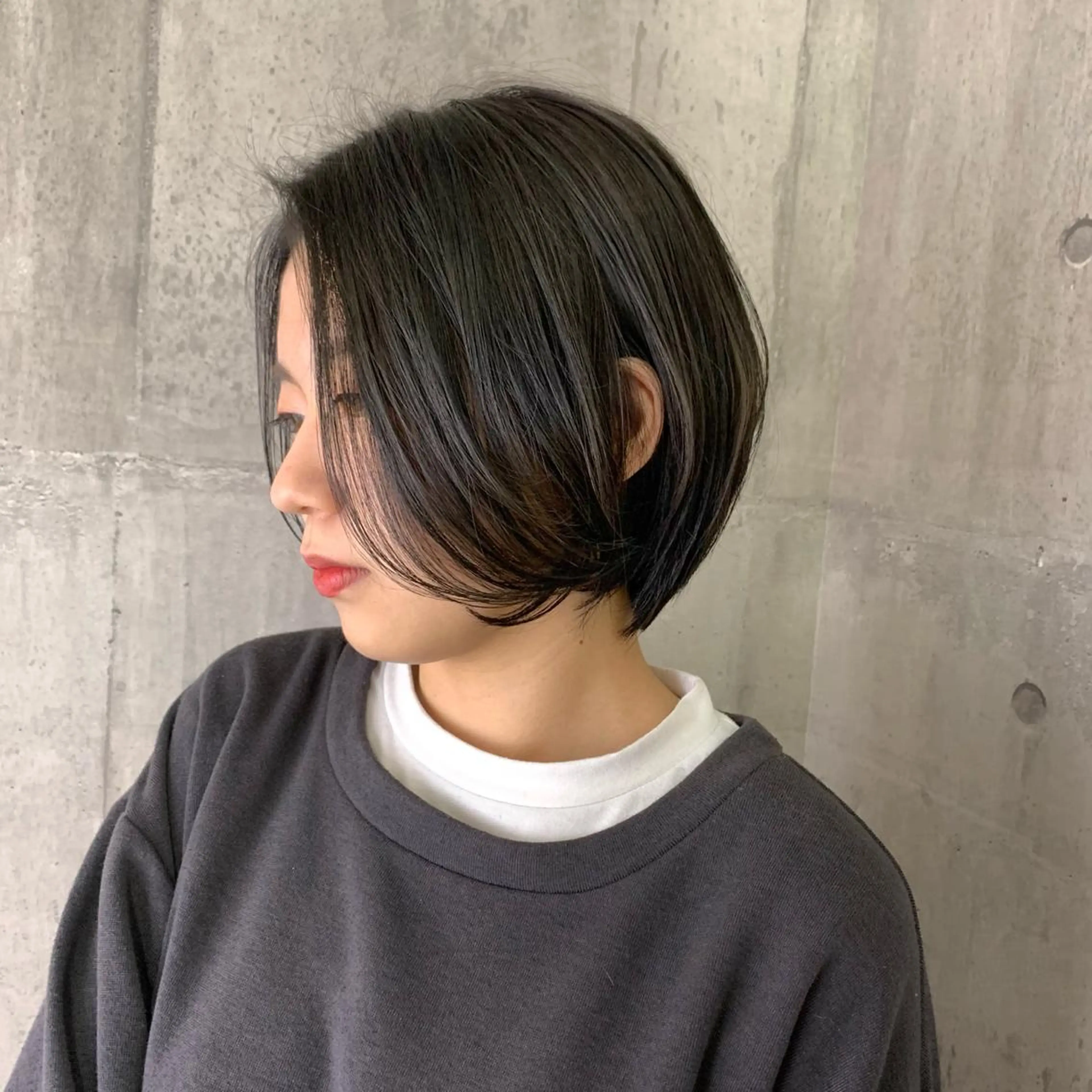 カラー アッシュ ボブ/透明感カラー 増田さくらのヘアスタイル
