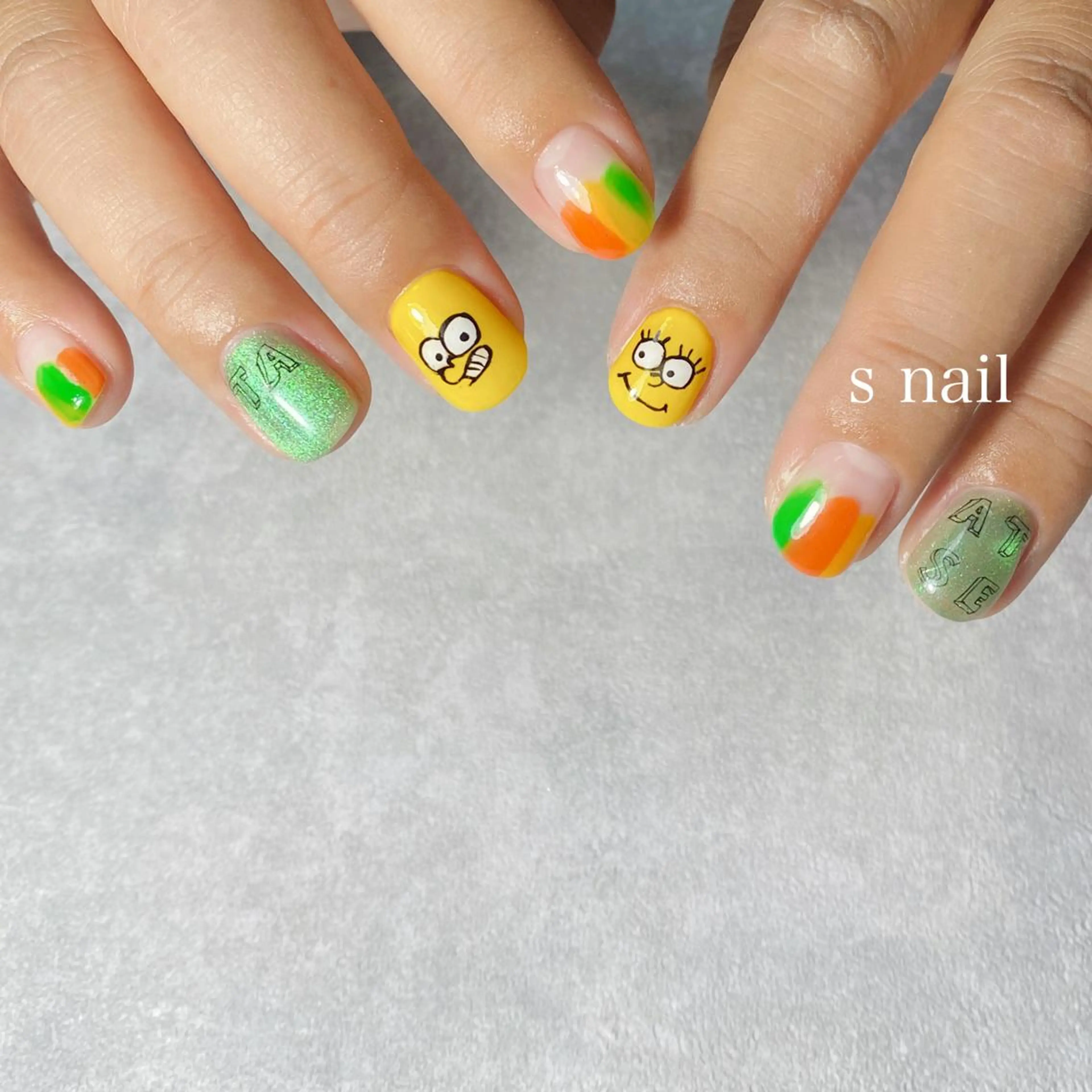 ネイル ハンドネイル s nail さとよしみゆきのネイルデザイン