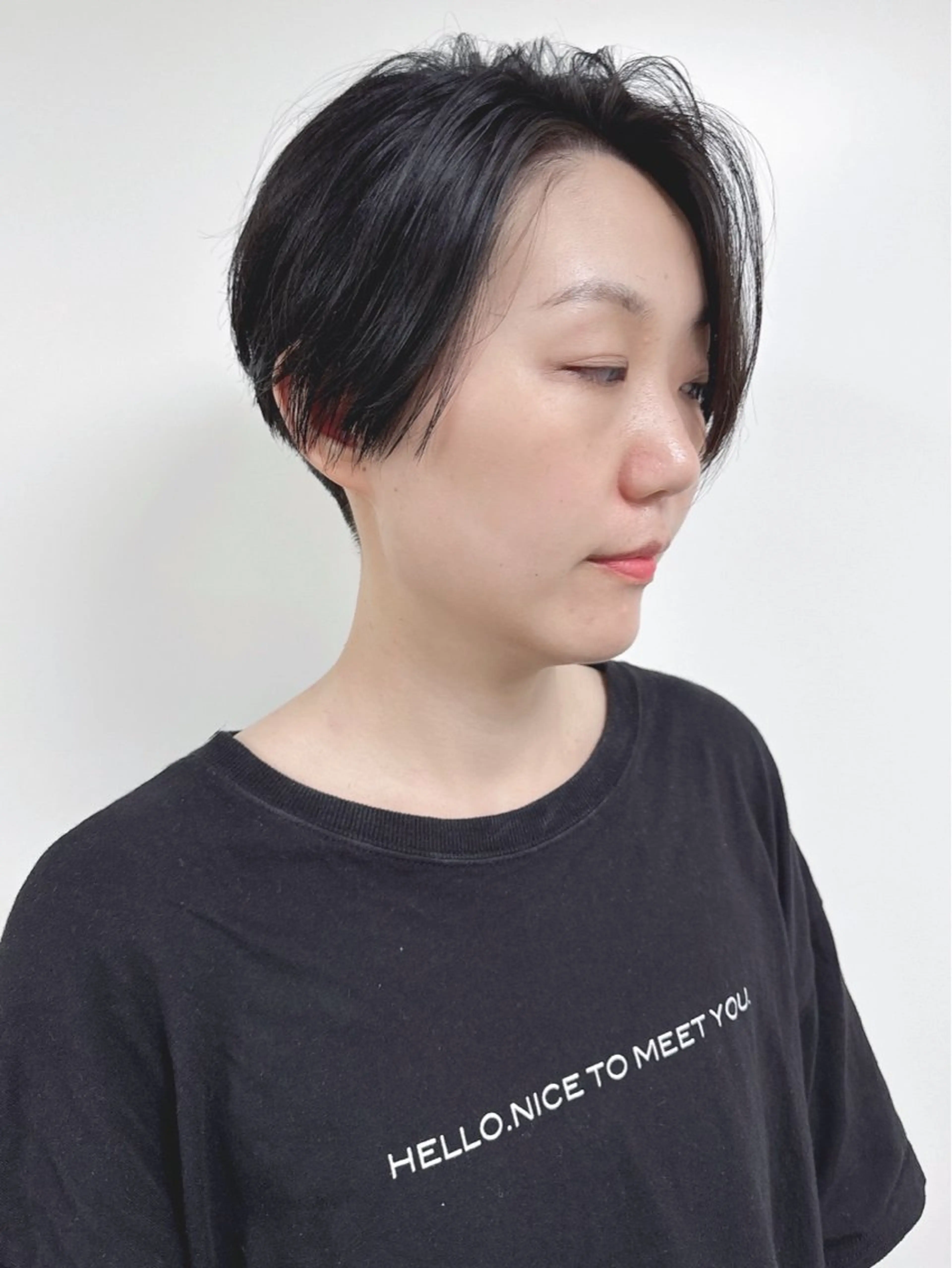 ショート モリオフロムロンドン原宿本店所属・ショート/ボブ/ハイ トーン/Nanahaのヘアスタイル