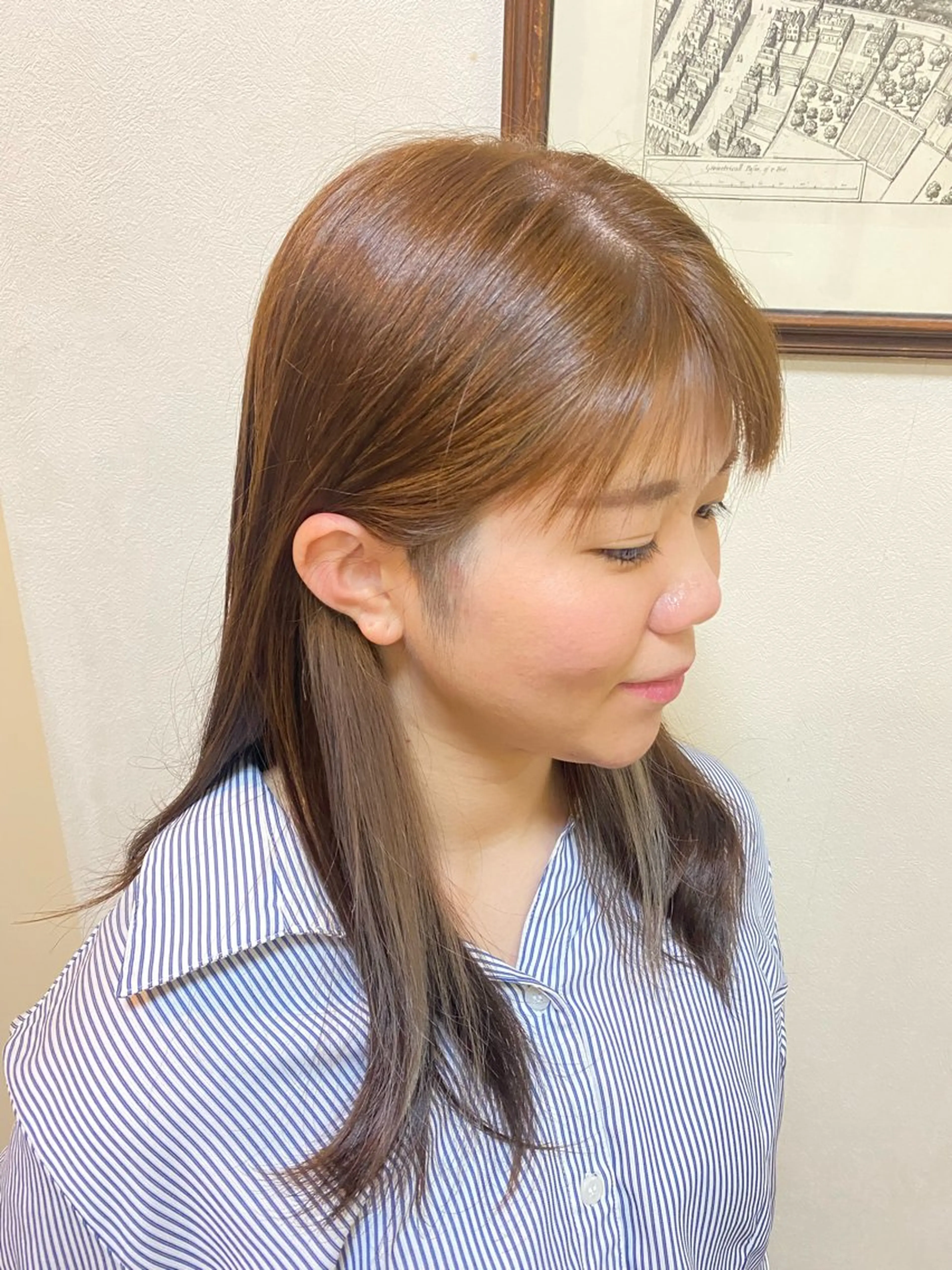 セミロング ヘアカラー Hair & Eyelash Riche所属・肥田 夕蘭のヘアスタイル