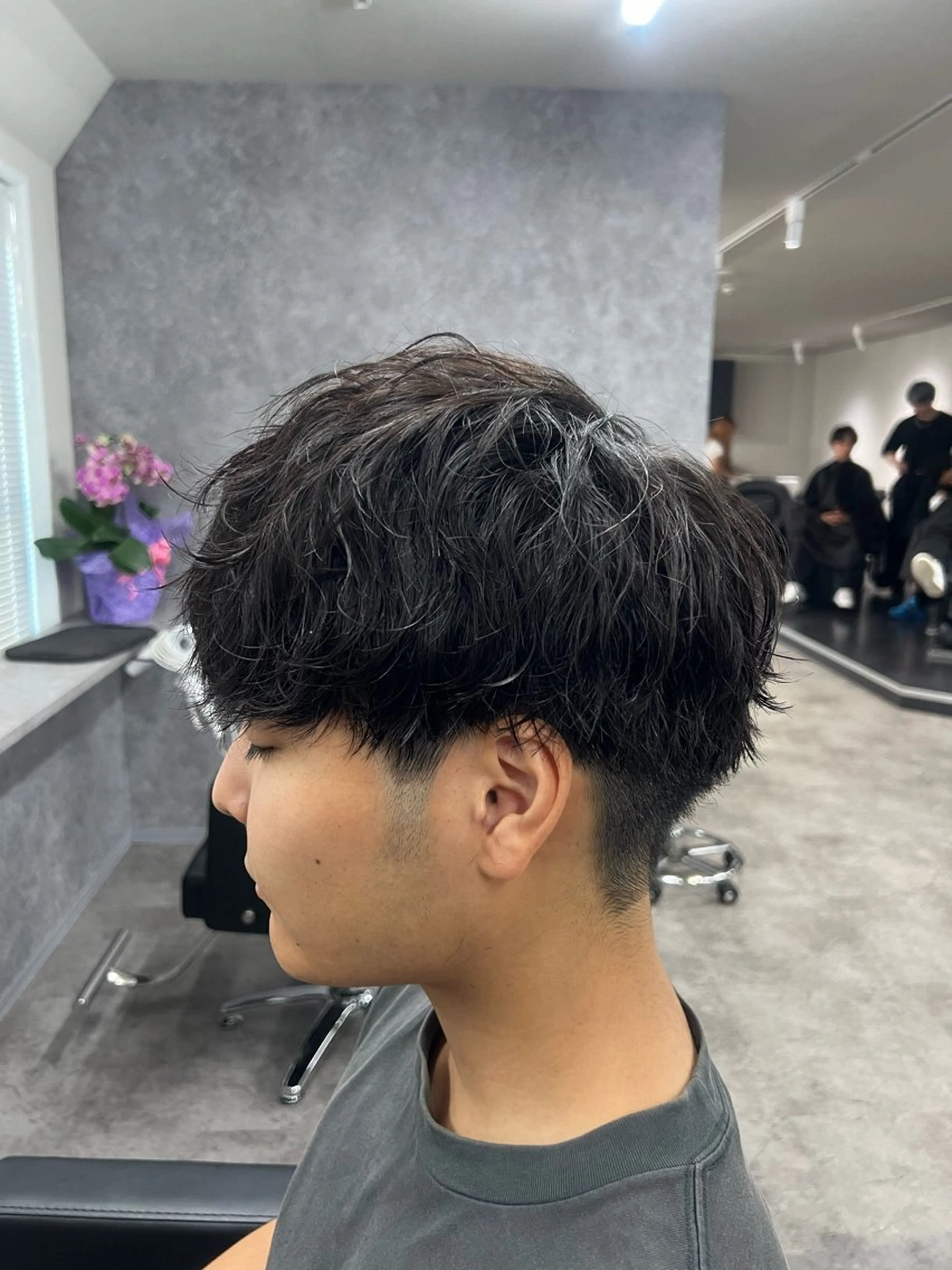 パーマ メンズ メンズパーマ 波巻きパーマ カット パーマ トリートメント 👑立川No.1筋肉 美容師👑しゅーとのヘアスタイル