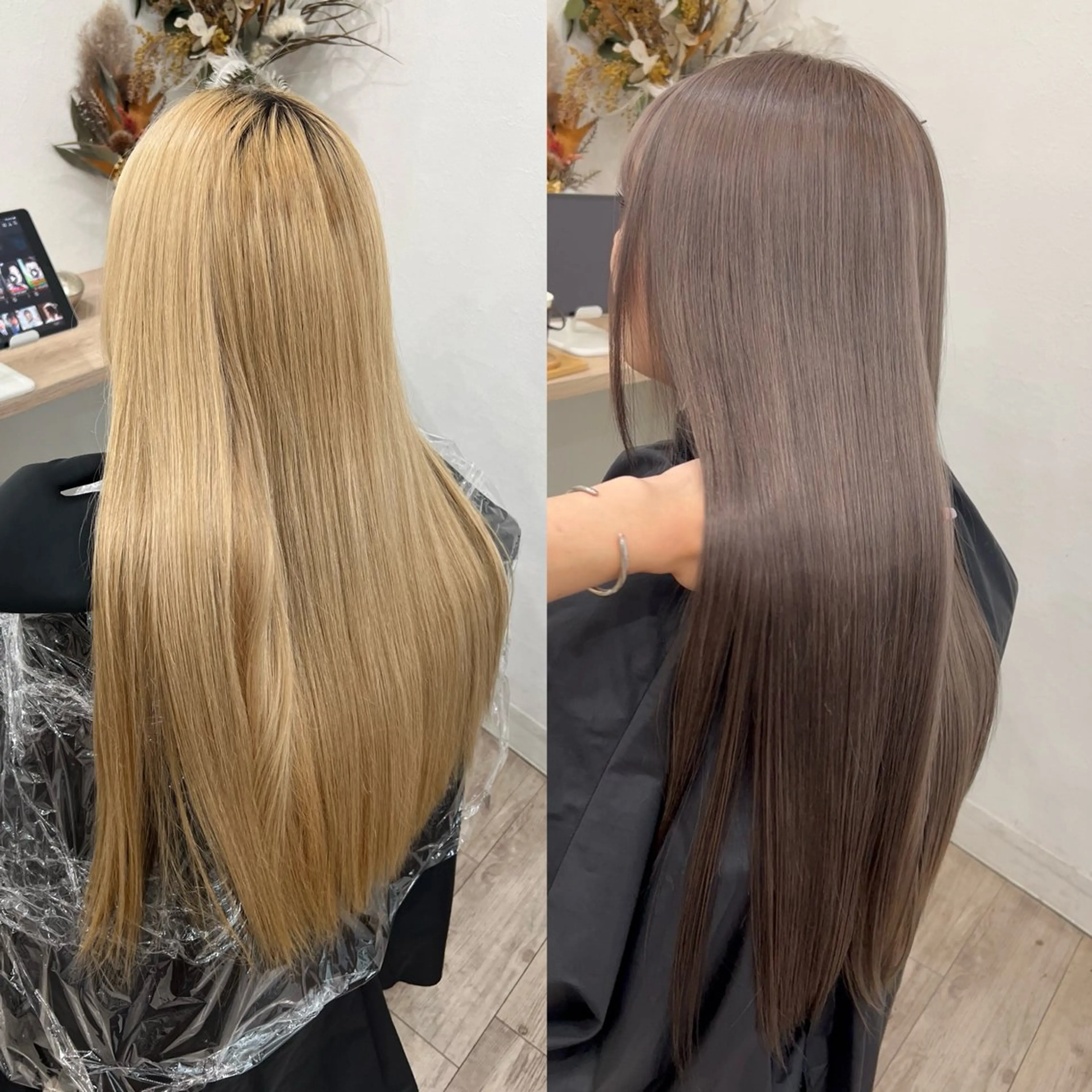 ロング ヘアカラー TOKI mahoのヘアスタイル