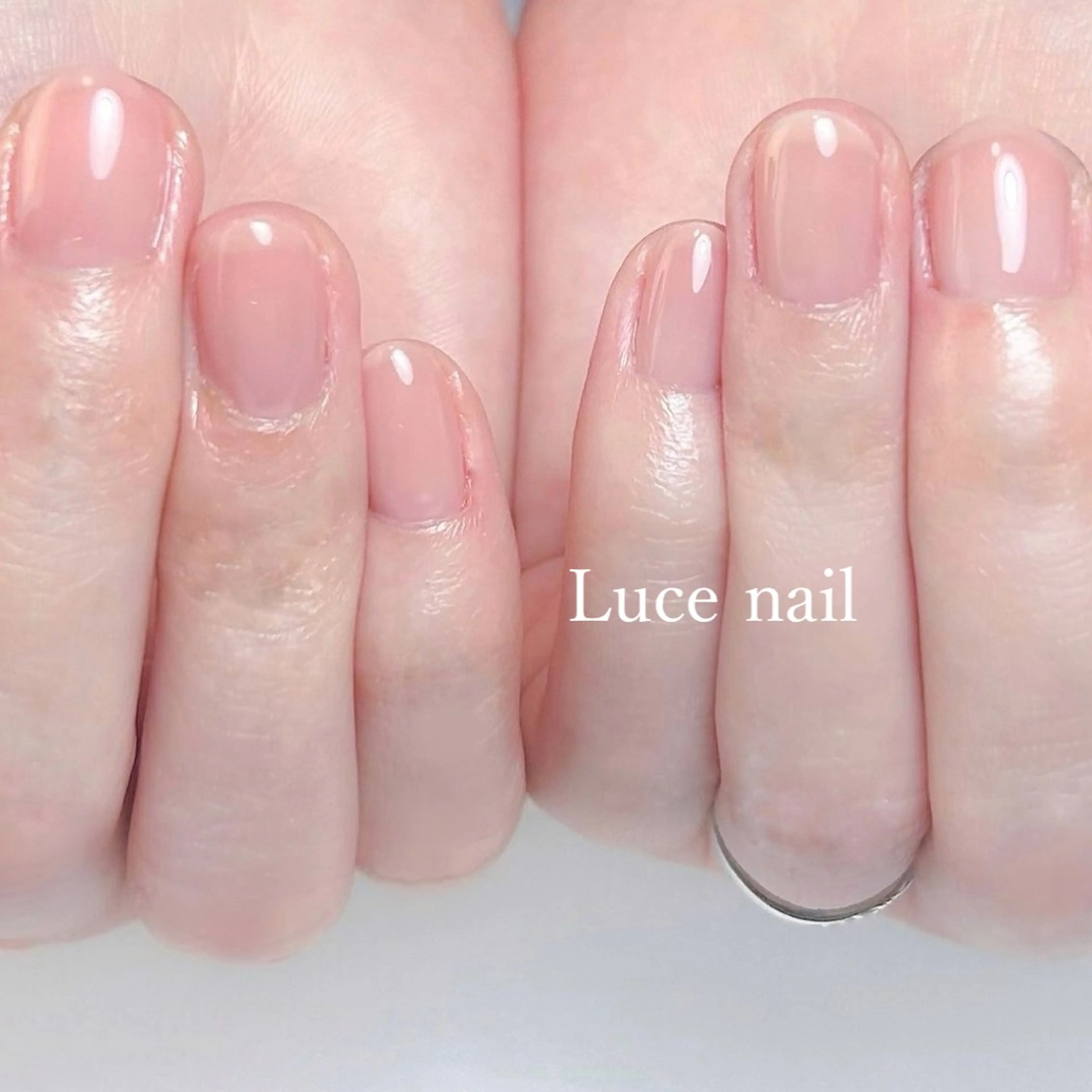 ネイル ワンカラーネイル Luce nail 🫧Narumiのネイルデザイン