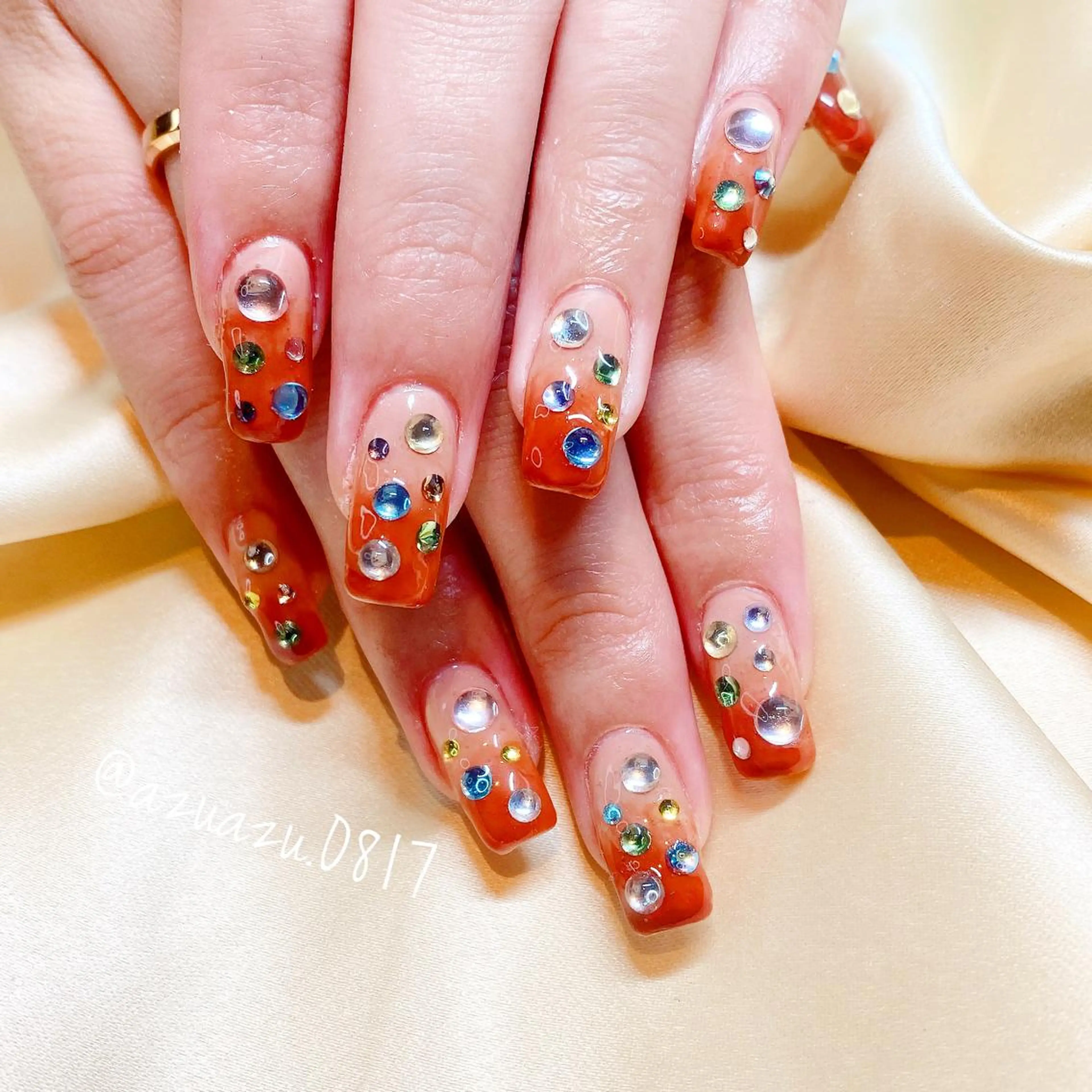 ネイル hair&nail ROOTS所属・ヘアメイク&ネイル ♥️Azuのネイルデザイン