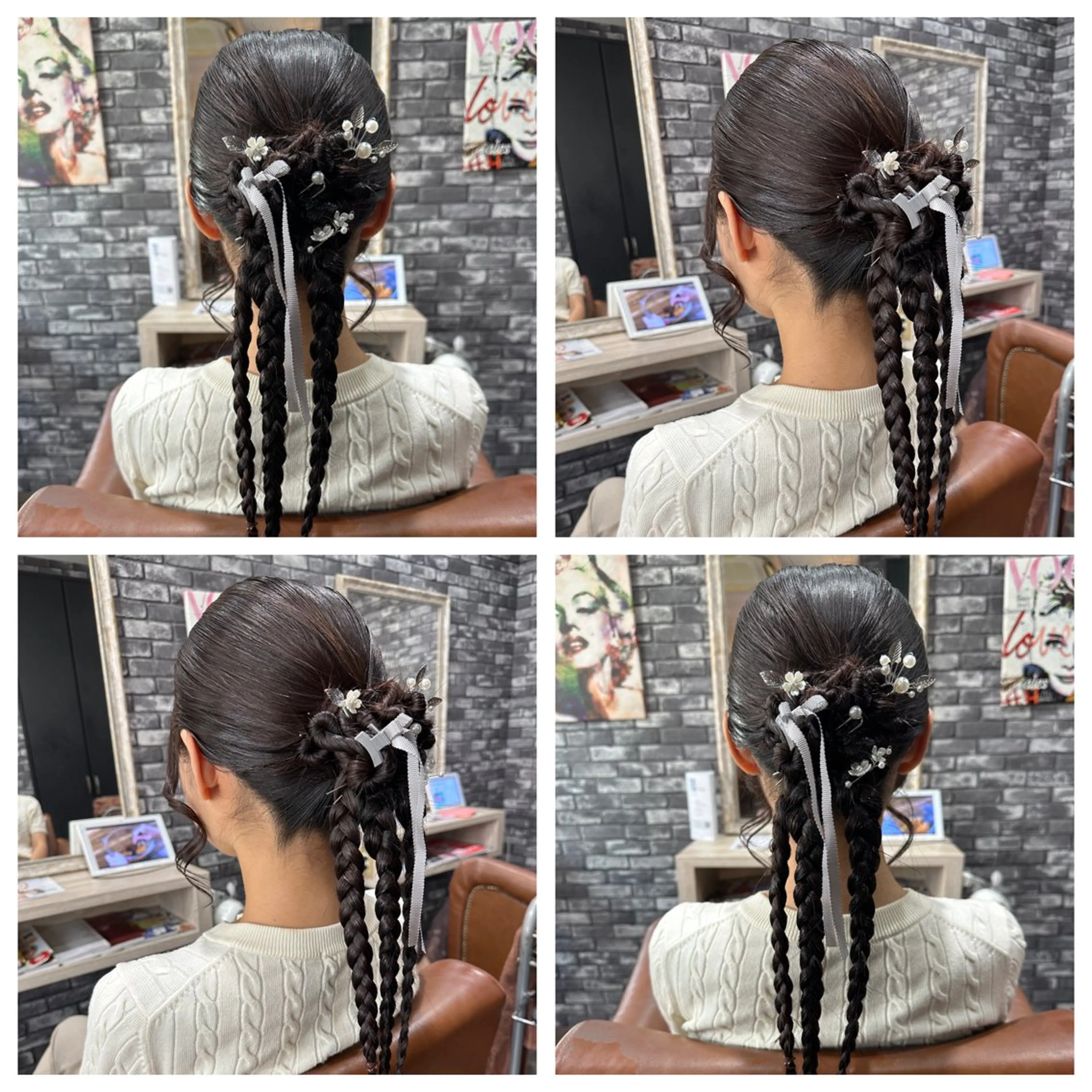 セミロング ヘアアレンジ ヘアセット 🎀推し活ヘアー🎀 Yuuna🐰💖のヘアスタイル