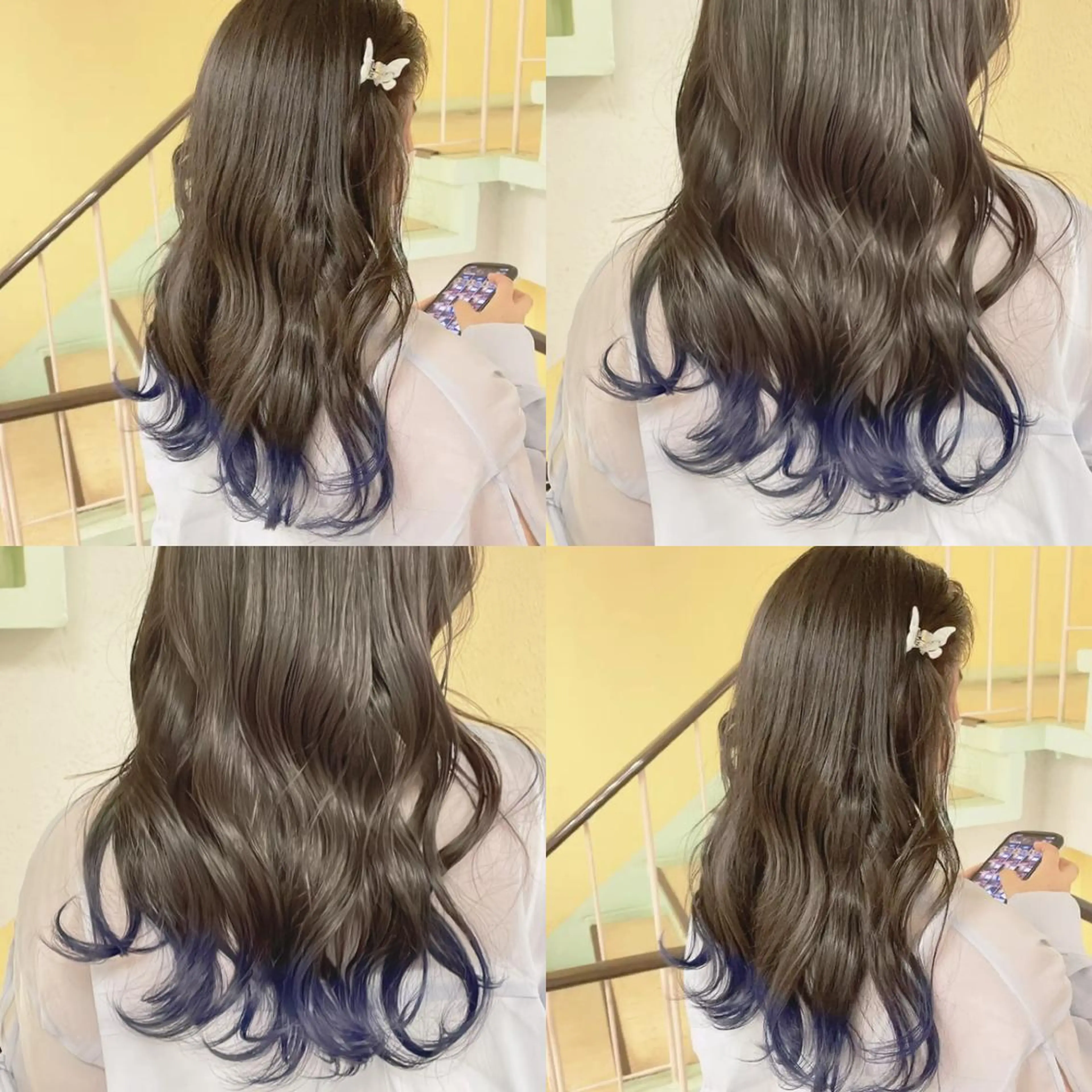 カラー ヘアカラー トリートメント 渋谷:インナーカラー ／🍒エリカ🍒のヘアスタイル