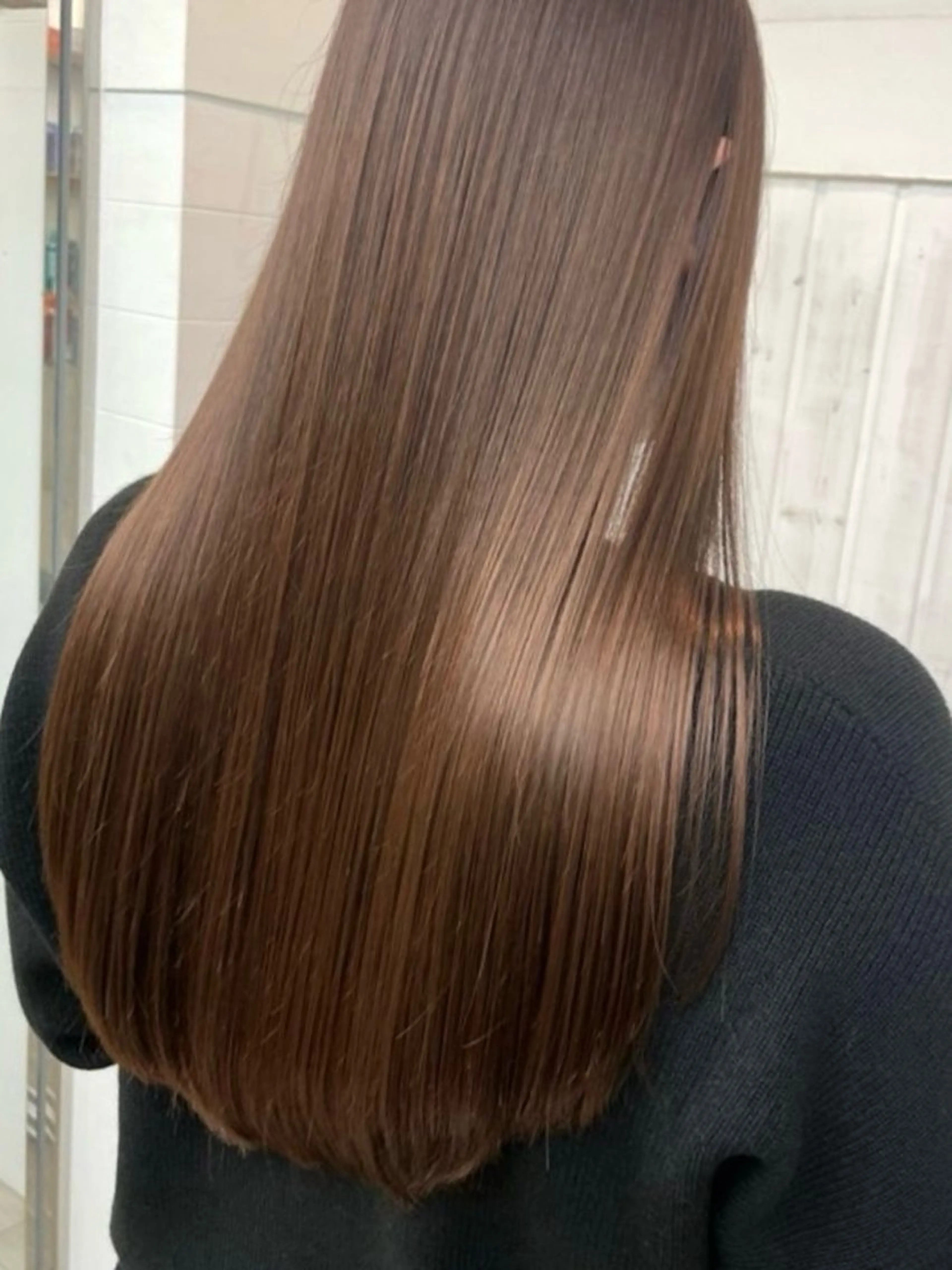 ロング カラー 髪質改善 カット トリートメント LadA AIのヘアスタイル