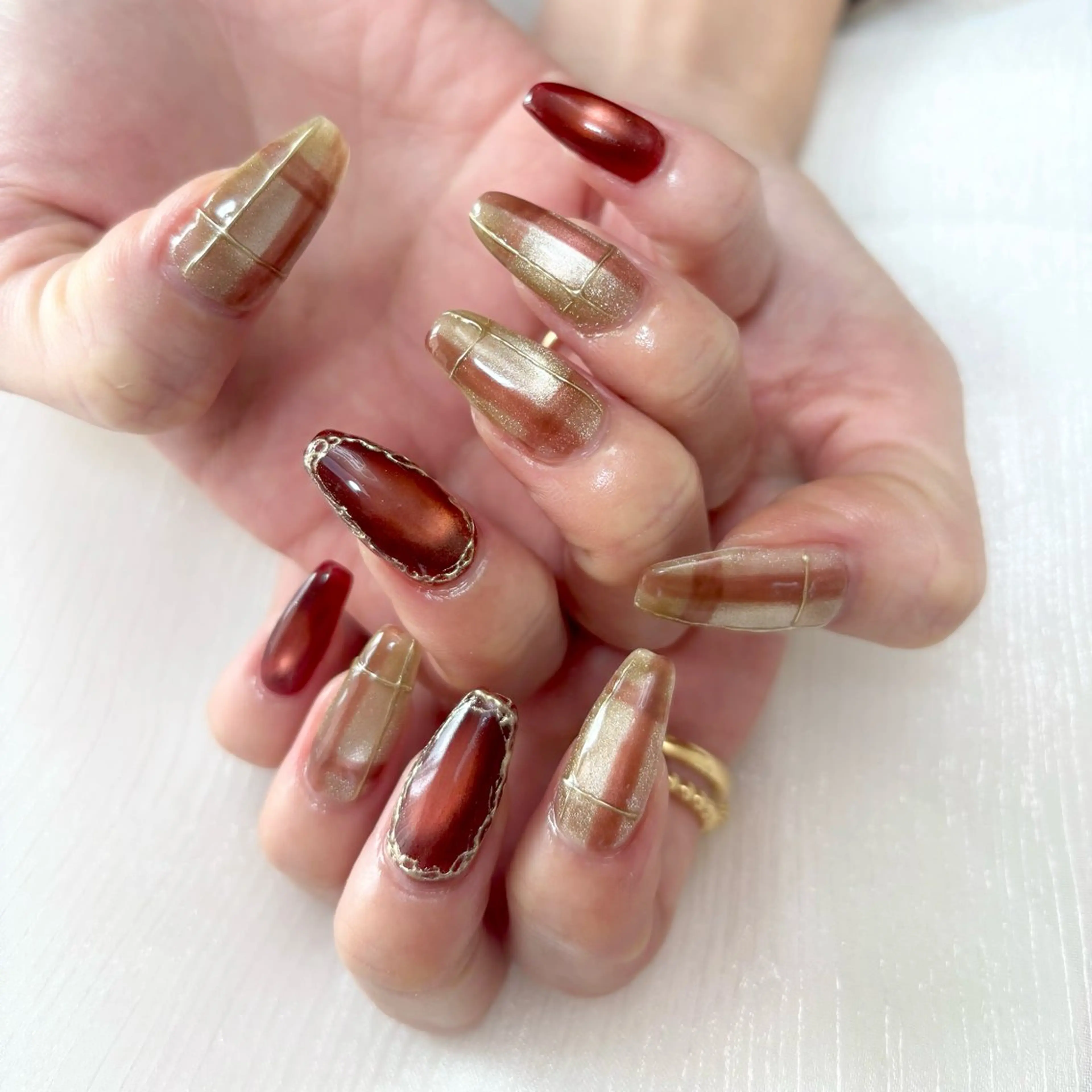 ネイル ハンドネイル yurina ☆のネイルデザイン