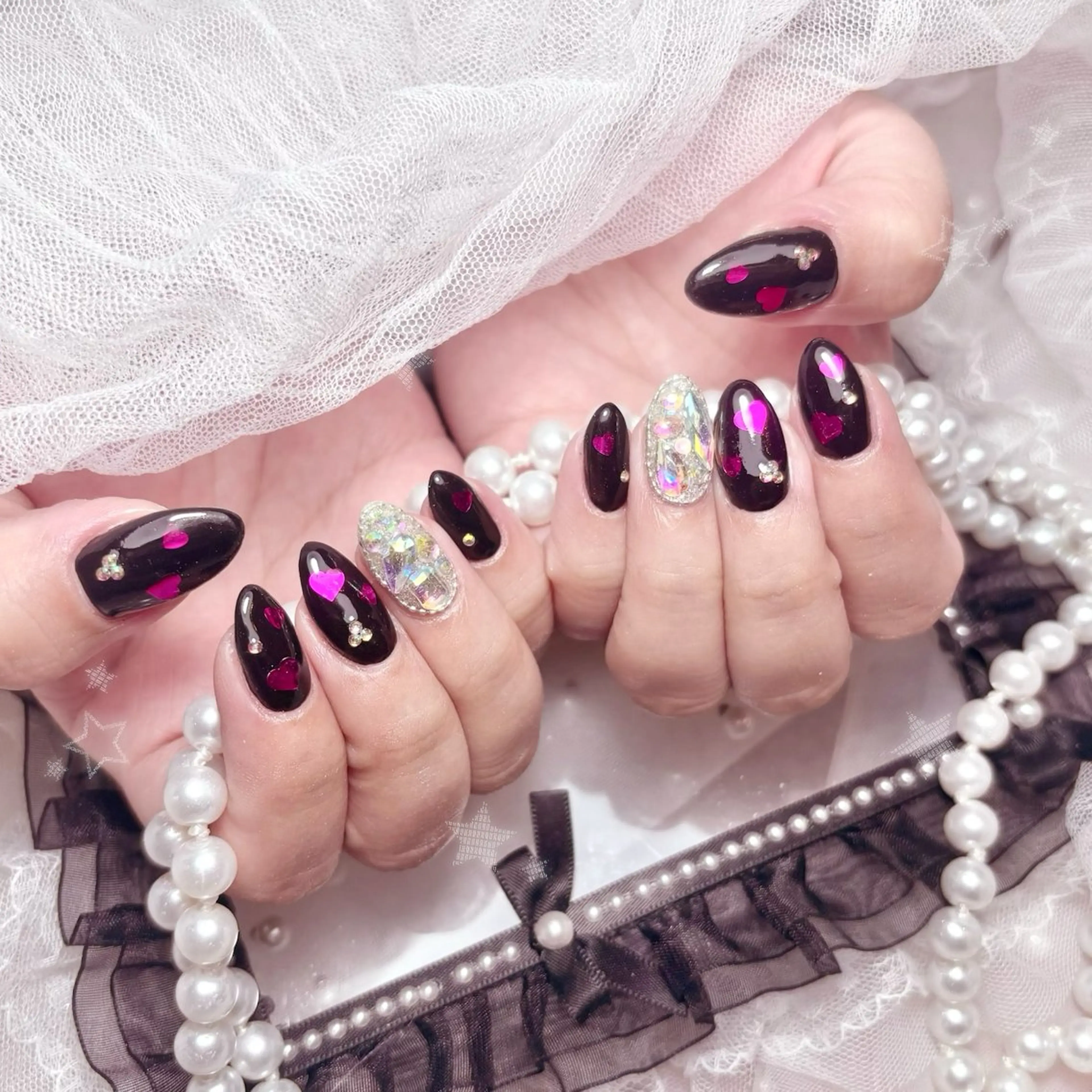 ネイル ハンドネイル Yudia🎀 Momokaのネイルデザイン
