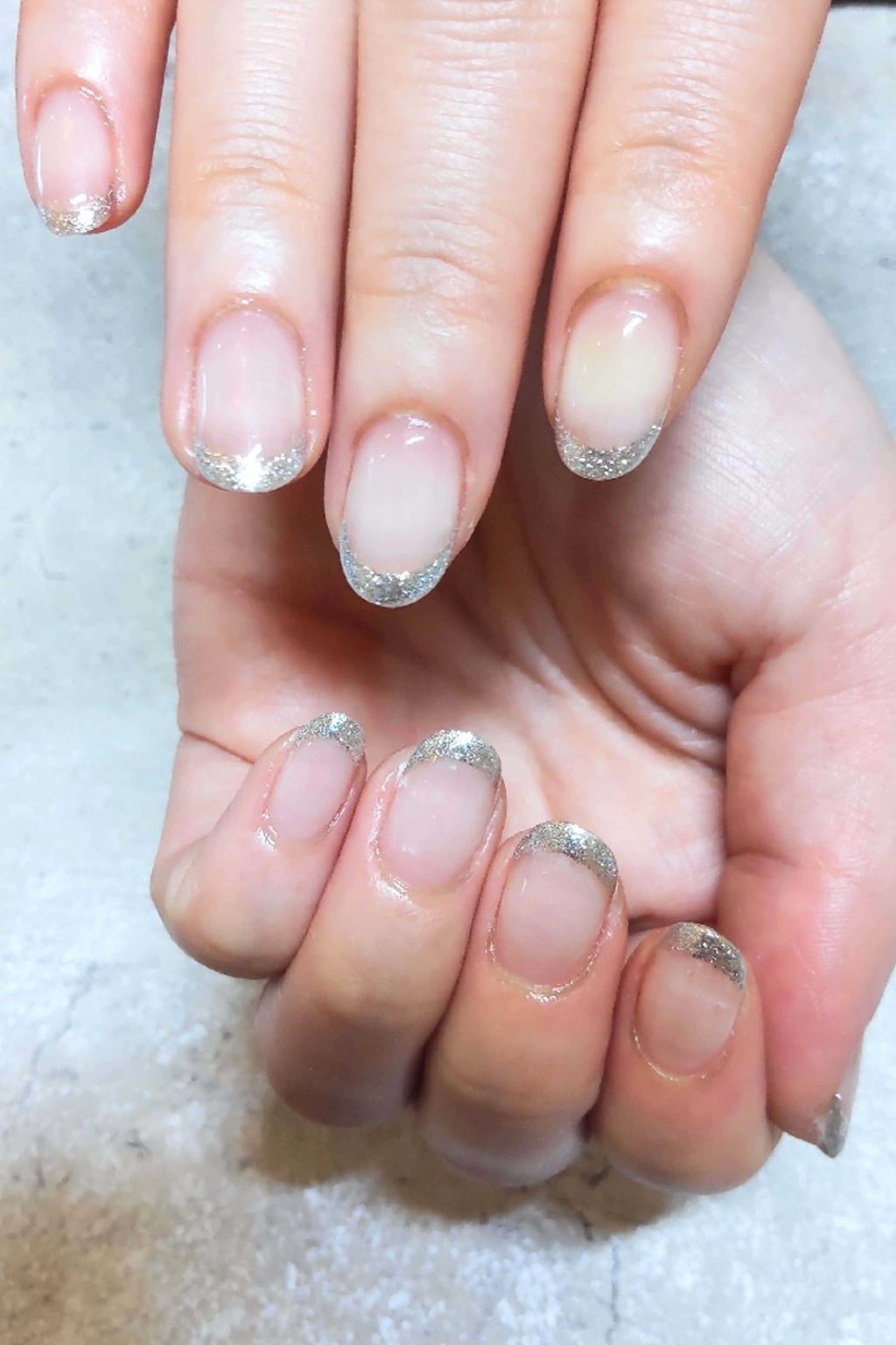 ネイル クリアネイル フレンチネイル ハンドネイル CHOUETTE MIOのネイルデザイン