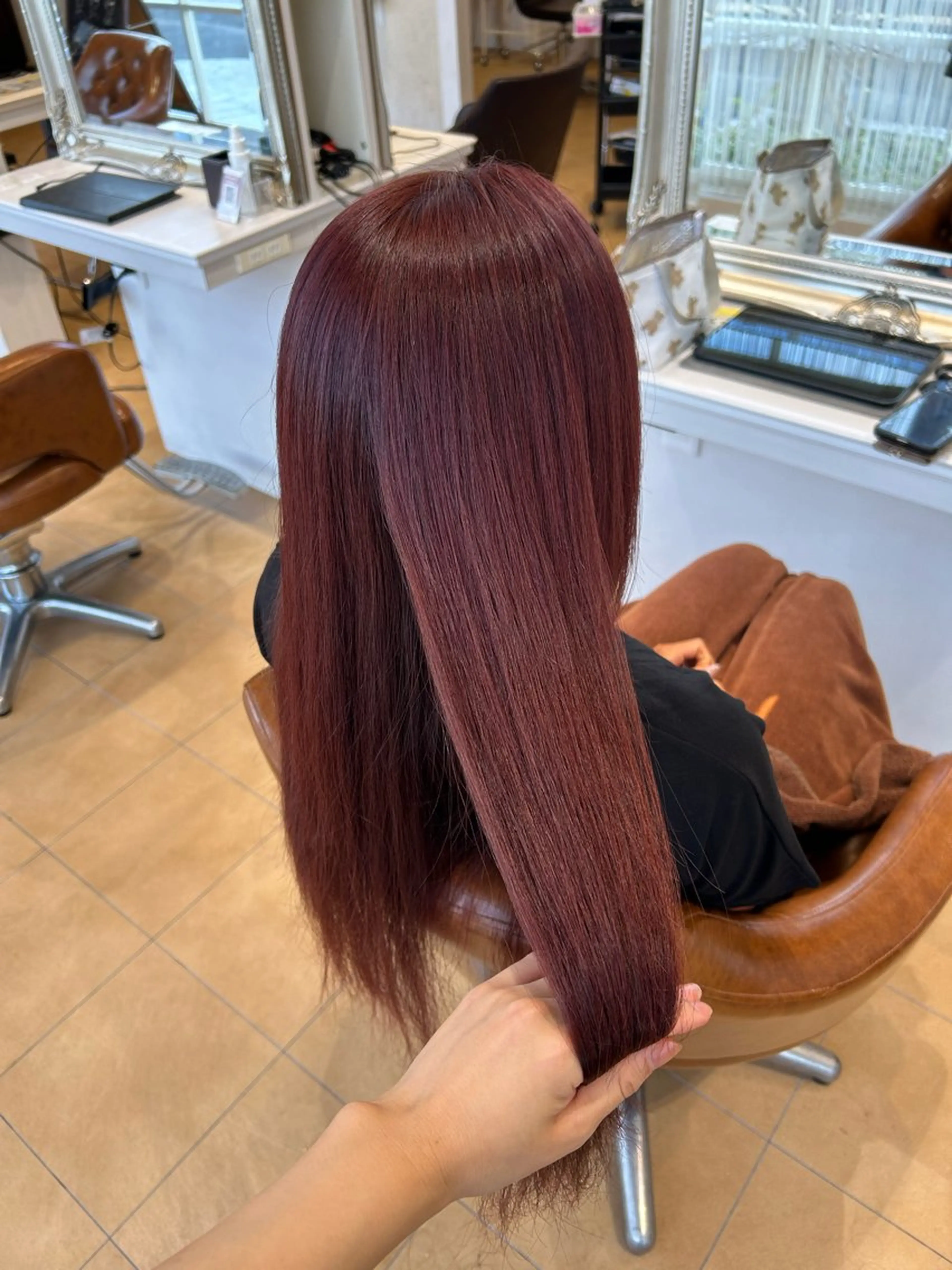 カラー カット ヘアカラー 今中 紗英のヘアスタイル
