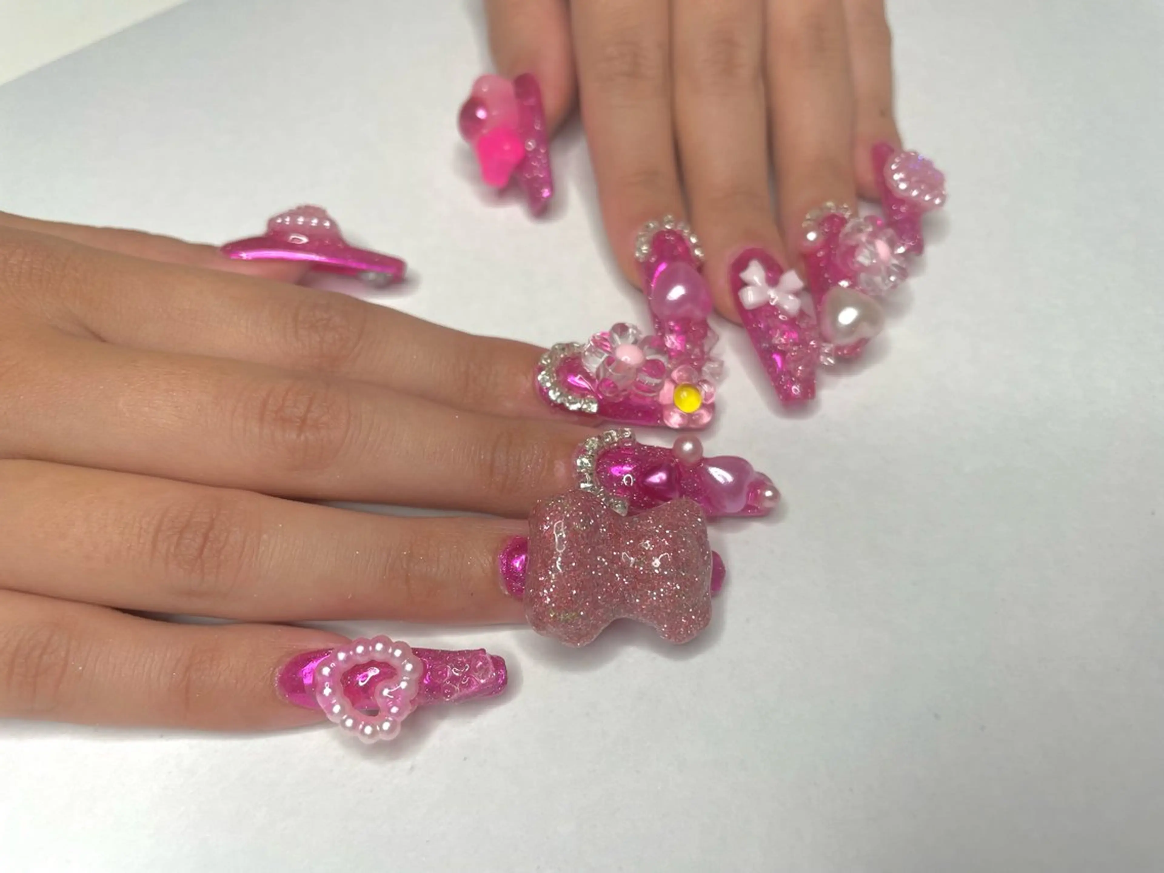 ネイル ピンク Ri-e's nailのネイルデザイン