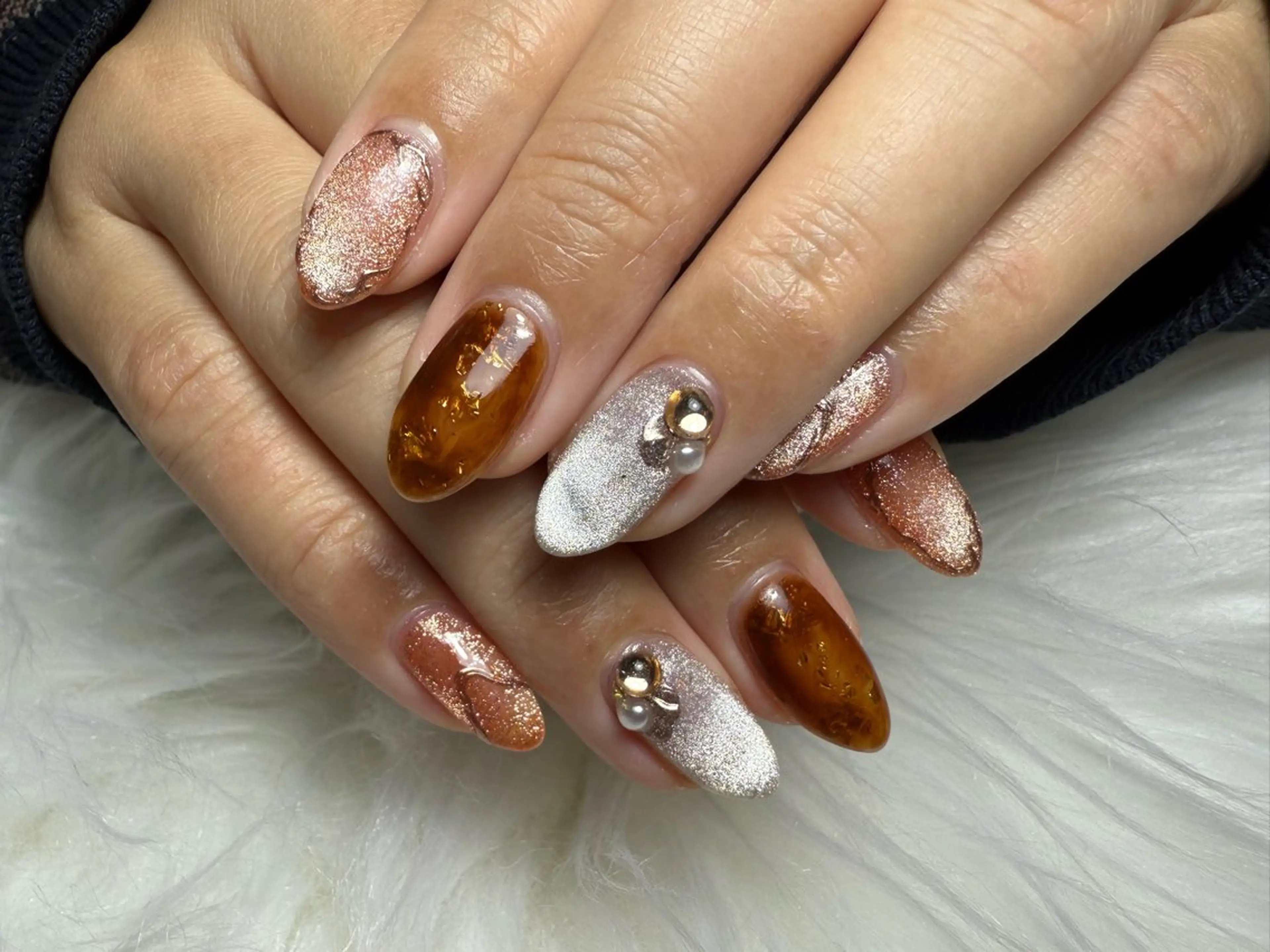 ミディアム ハンドネイル shandy nail所属・shandy nailのネイルデザイン
