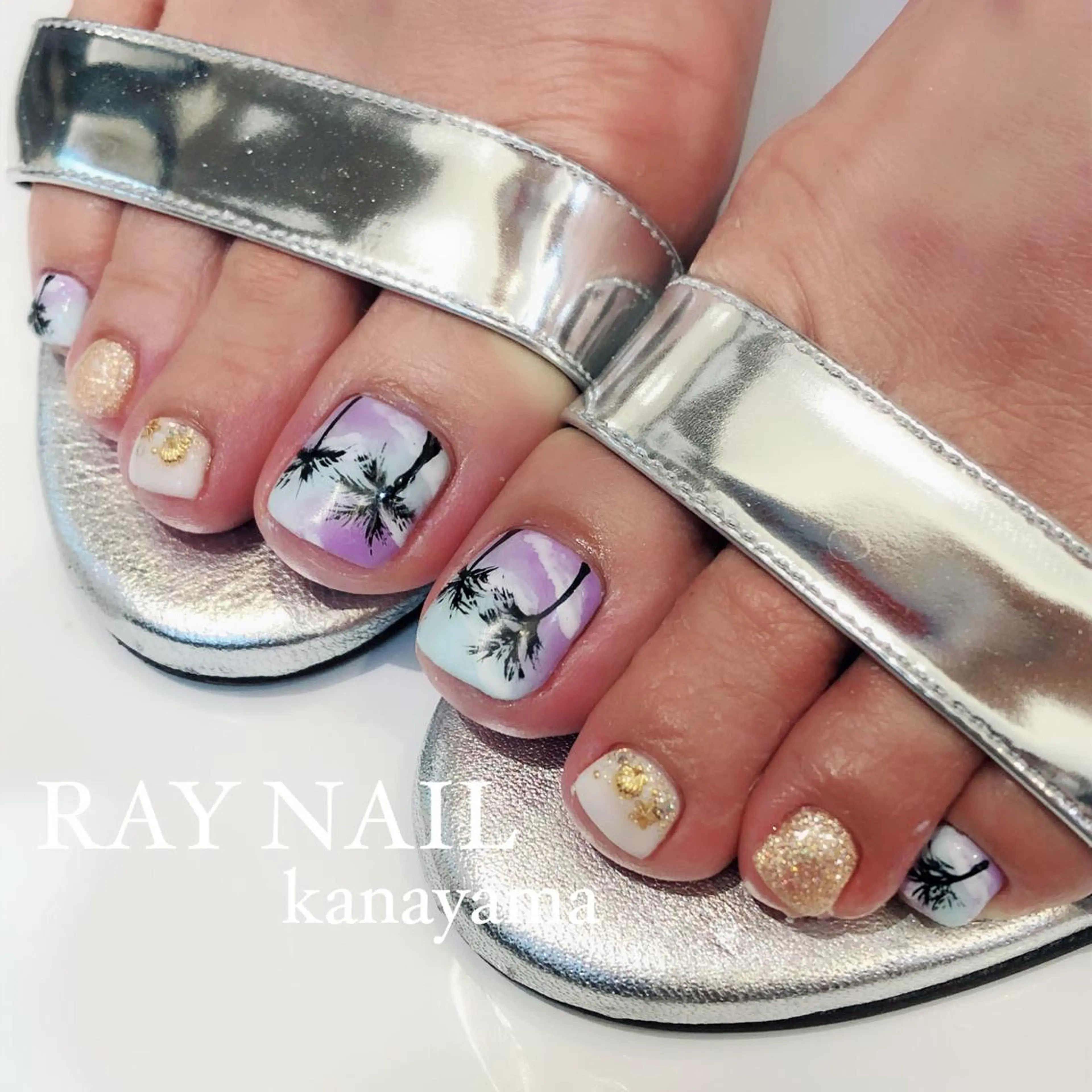 ネイル フットネイル Arowa 伊田のネイルデザイン