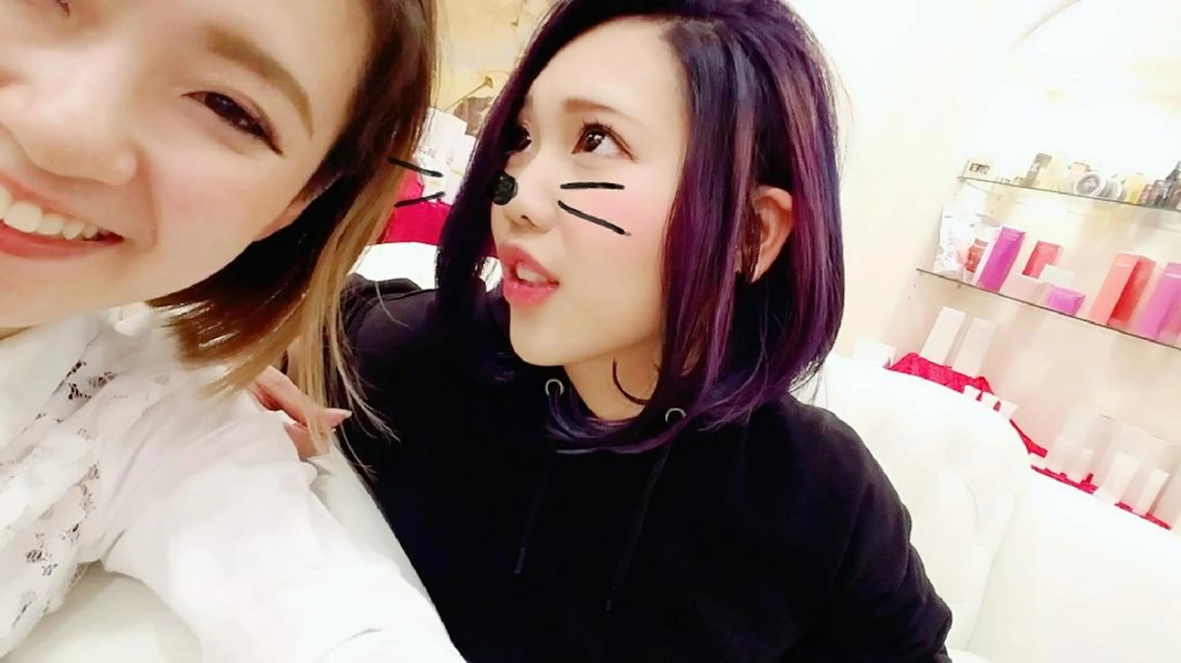 カラー ハイライトカラー バイオレットカラー ボブ EMANON名古屋所属・美谷添(ミヤゾエ) まどか大人ヘアサロンのヘアスタイル