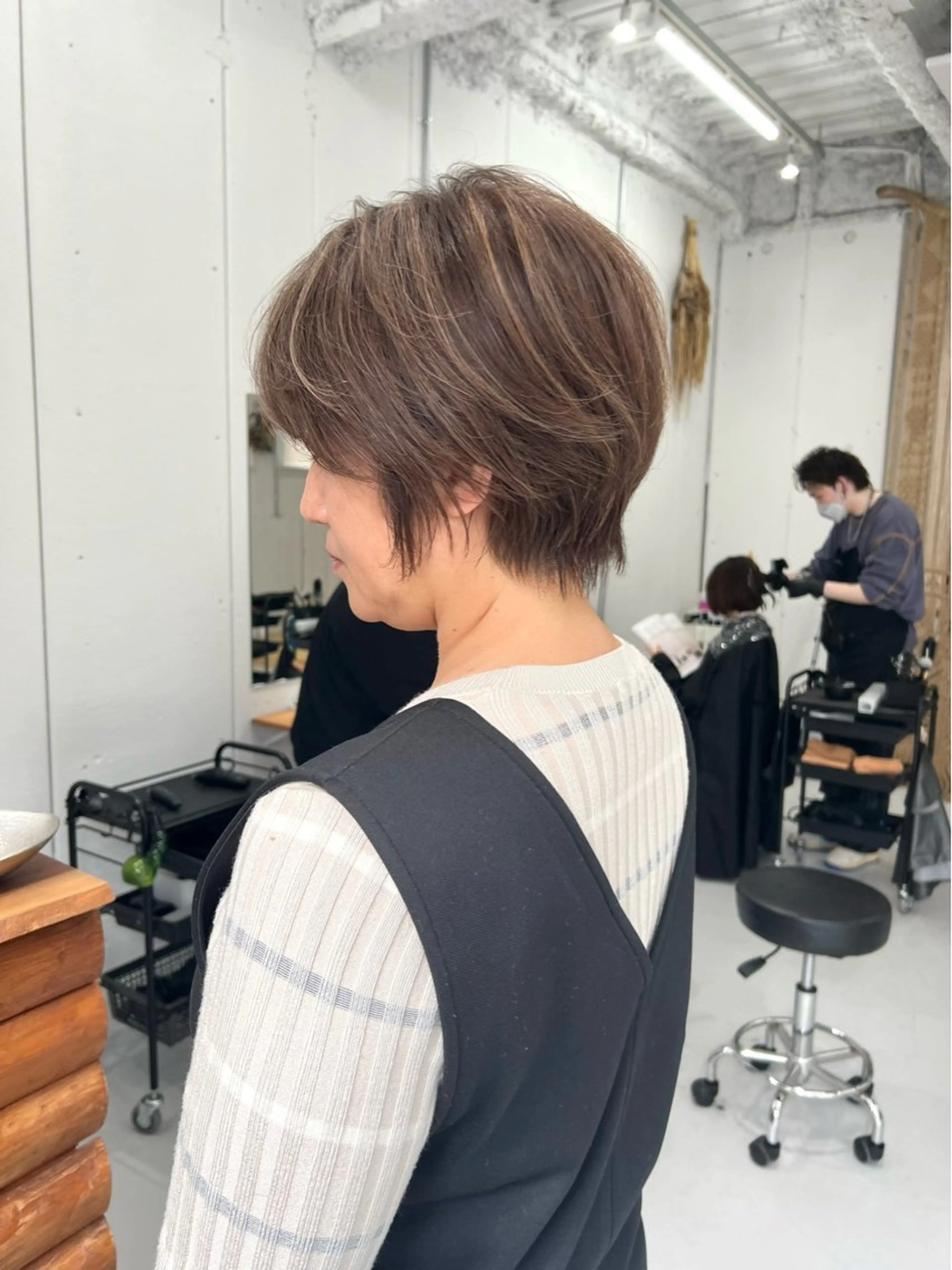 ショート ハイライト ショートヘア ショートボブ／川崎 子安健太のヘアスタイル