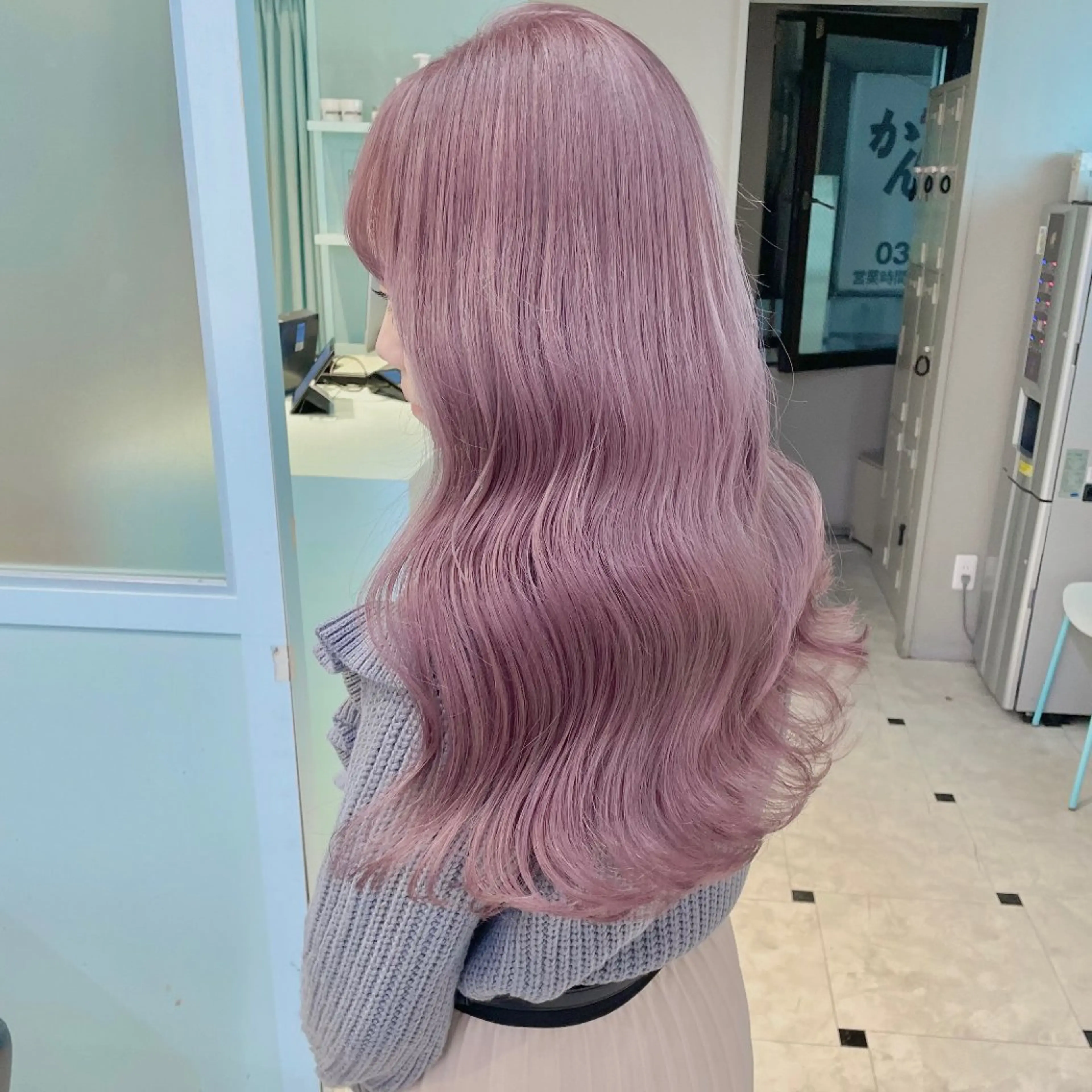 ロング カラー カット ヘアカラー トリートメント ヘアセット 🩷暖色カラー🩷 BONのヘアスタイル
