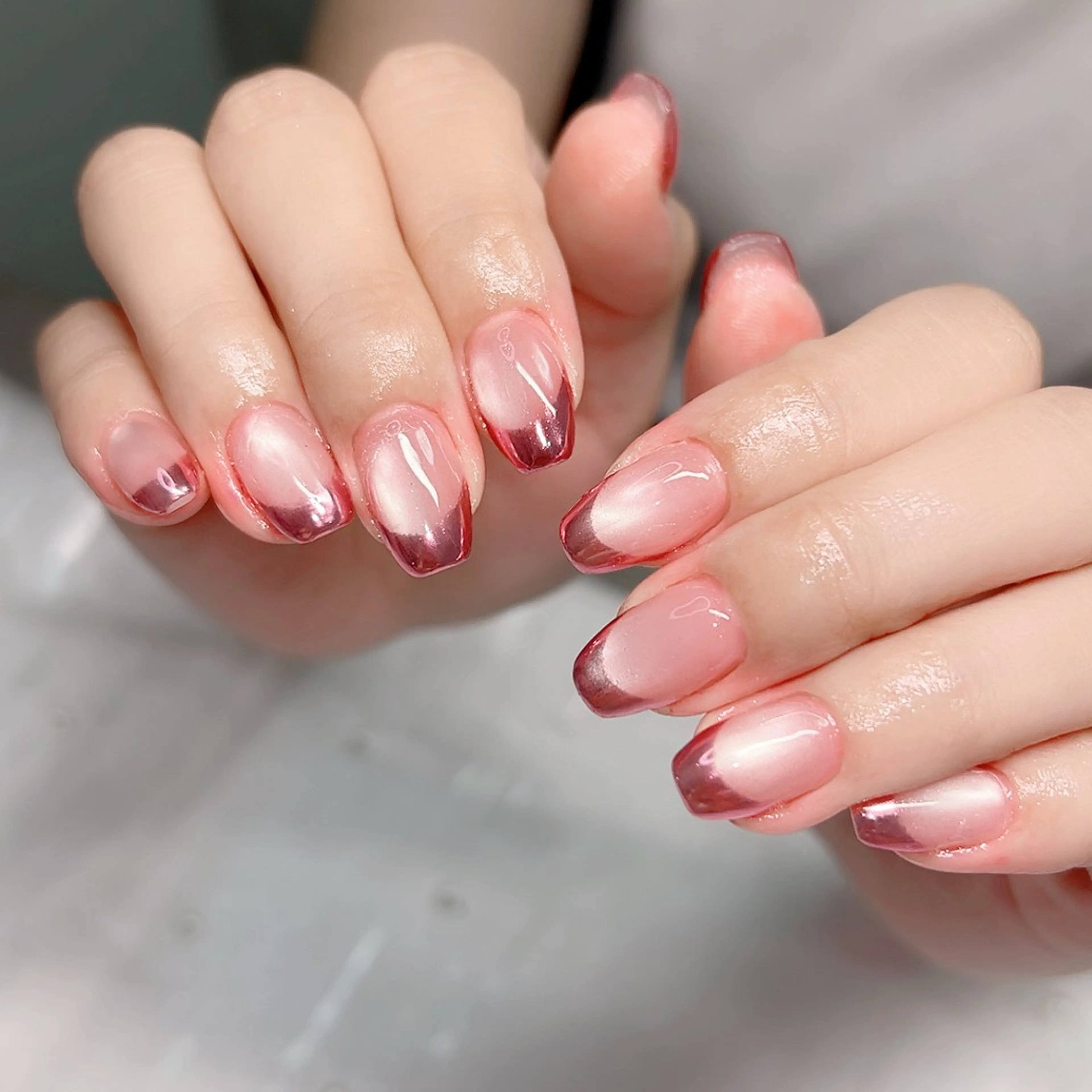 ネイル アートネイル フラワーネイル キラキラネイル ラメ(グリッター) マグネットネイル ハンドネイル Cute Tips nailのネイルデザイン