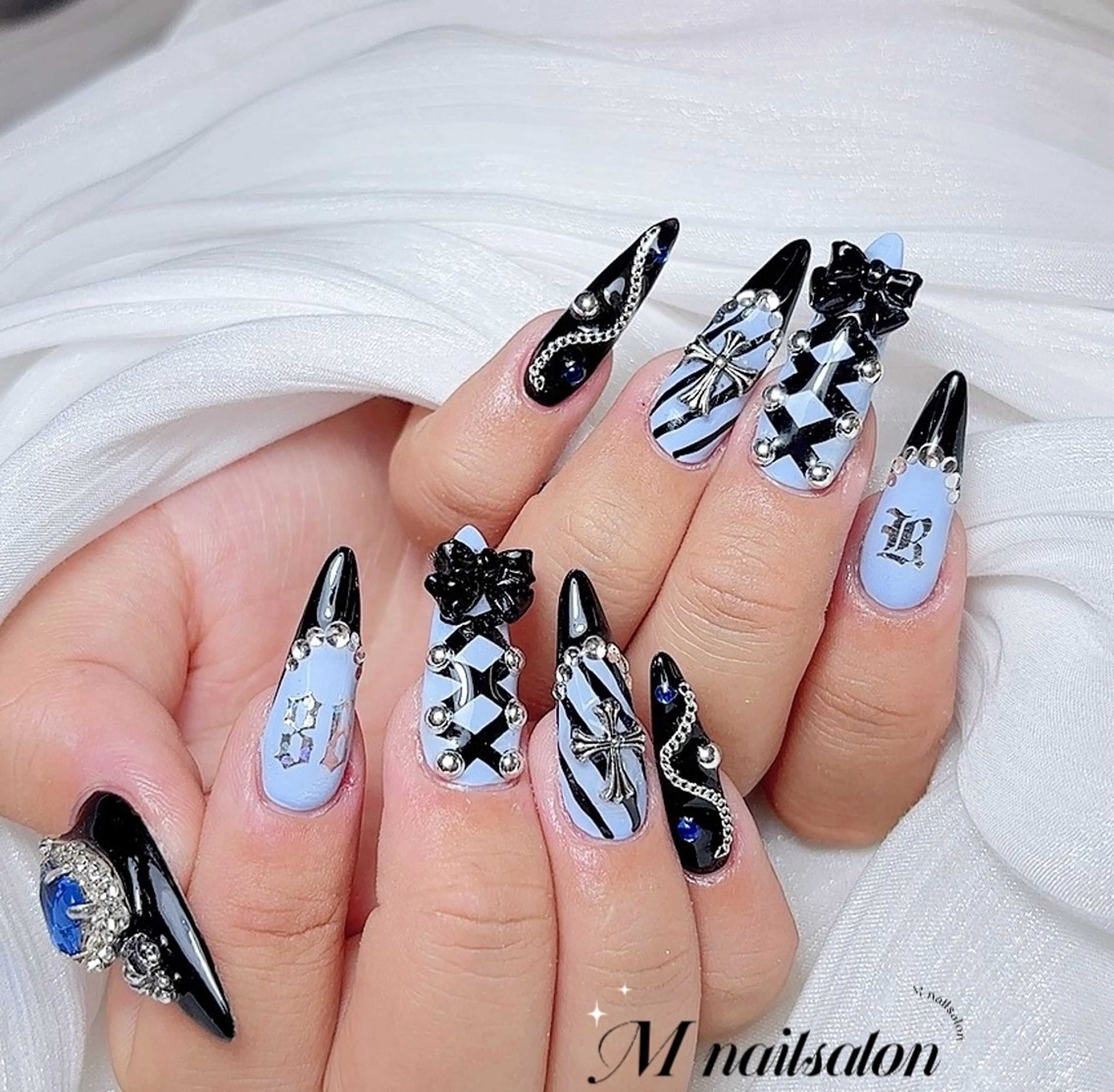 ネイル ハンドネイル M🌷nail 長さだし専門店のネイルデザイン